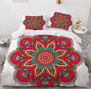3D Red Pattern Totem 88170 Bed Pillowcases Quilt
