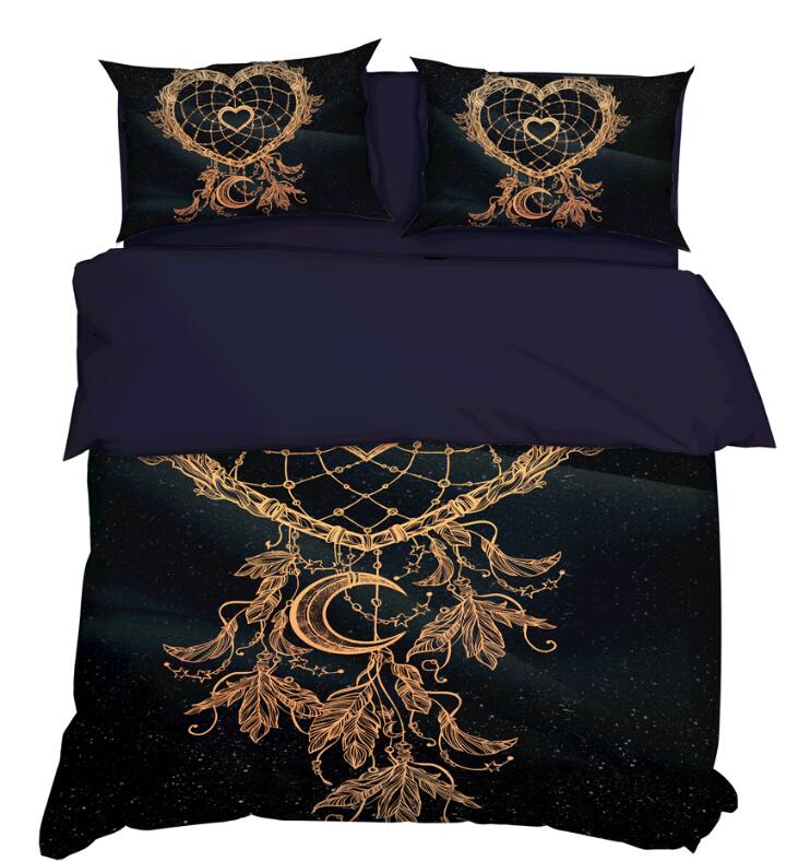 3D Moon Dream Catcher Totem 11171 Bed Pillowcases Quilt