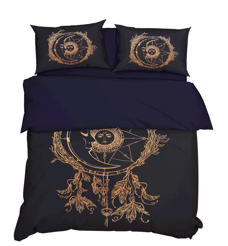 3D Sun Dream Catcher Totem 11172 Bed Pillowcases Quilt