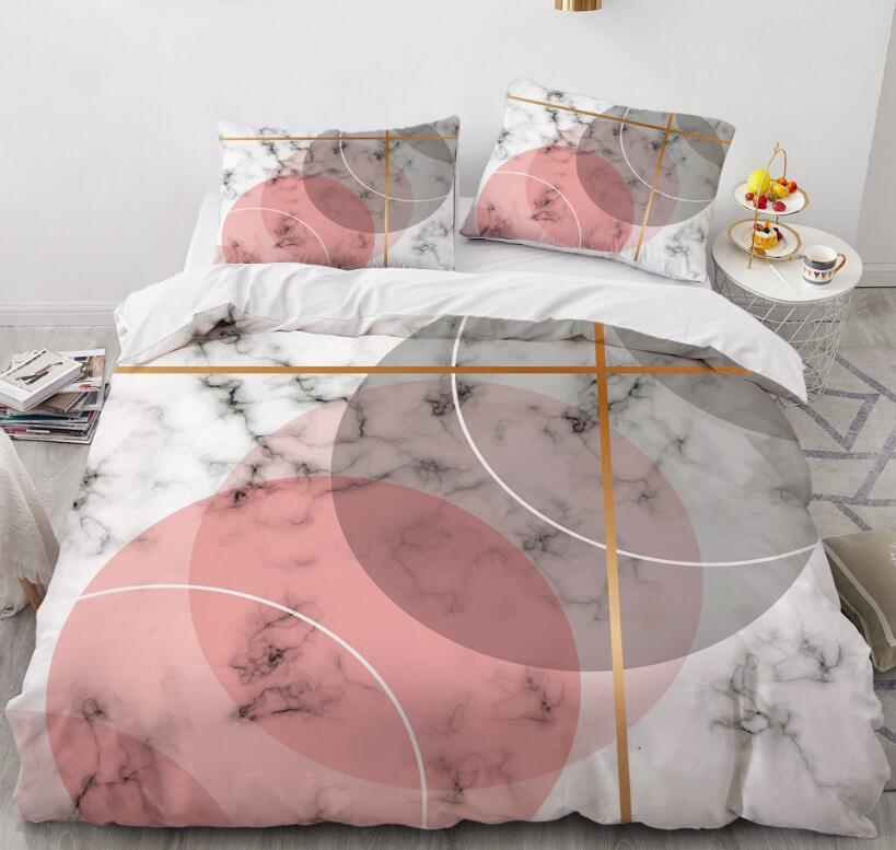 3D Circle 9117 Bed Pillowcases Quilt