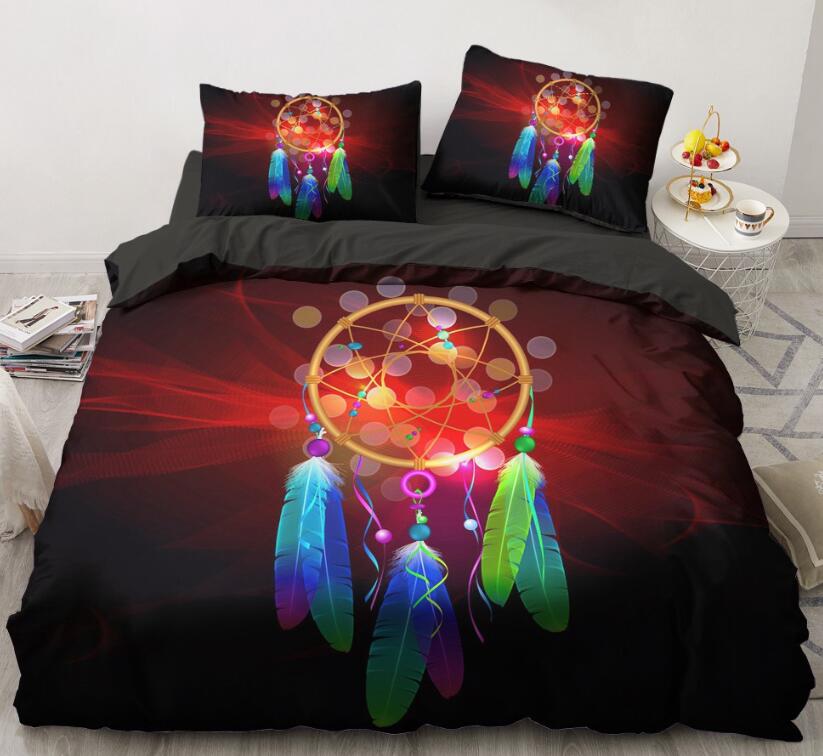 3D Dot Dream Catcher 88152 Bed Pillowcases Quilt