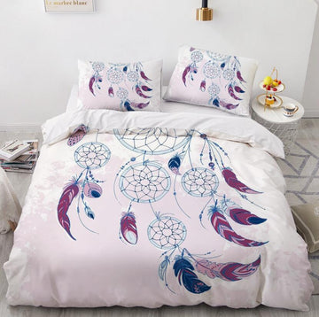 3D Light Blue Dreamcatcher 88154 Bed Pillowcases Quilt