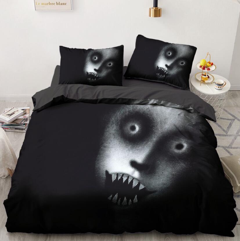 3D Devil 7731 Bed Pillowcases Quilt