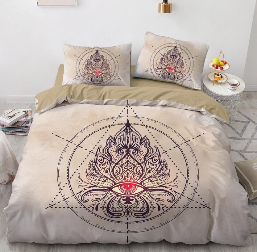 3D All Seeing Eye 88130 Bed Pillowcases Quilt