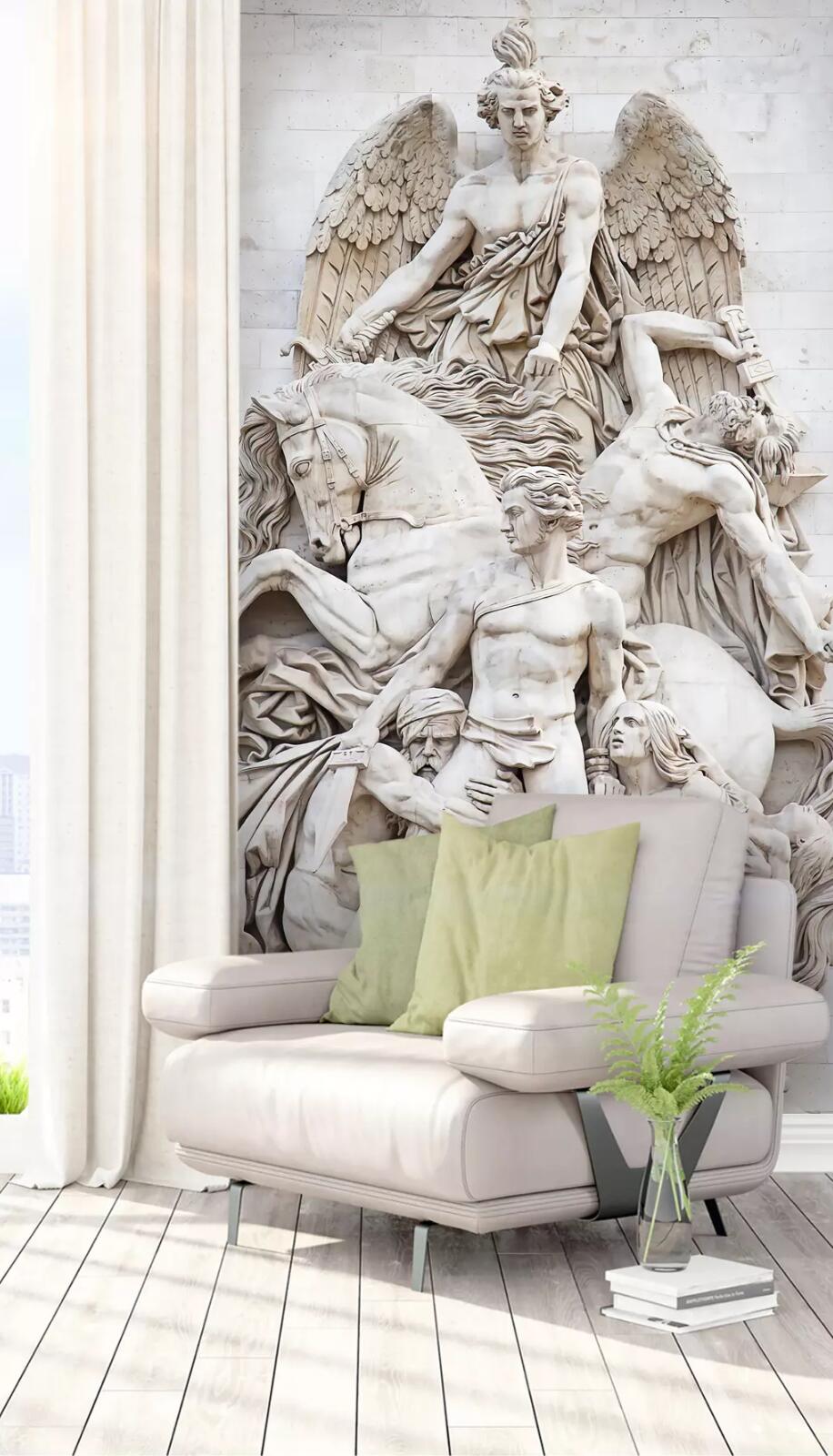 3D Stone Carving 1505 Wall Murals