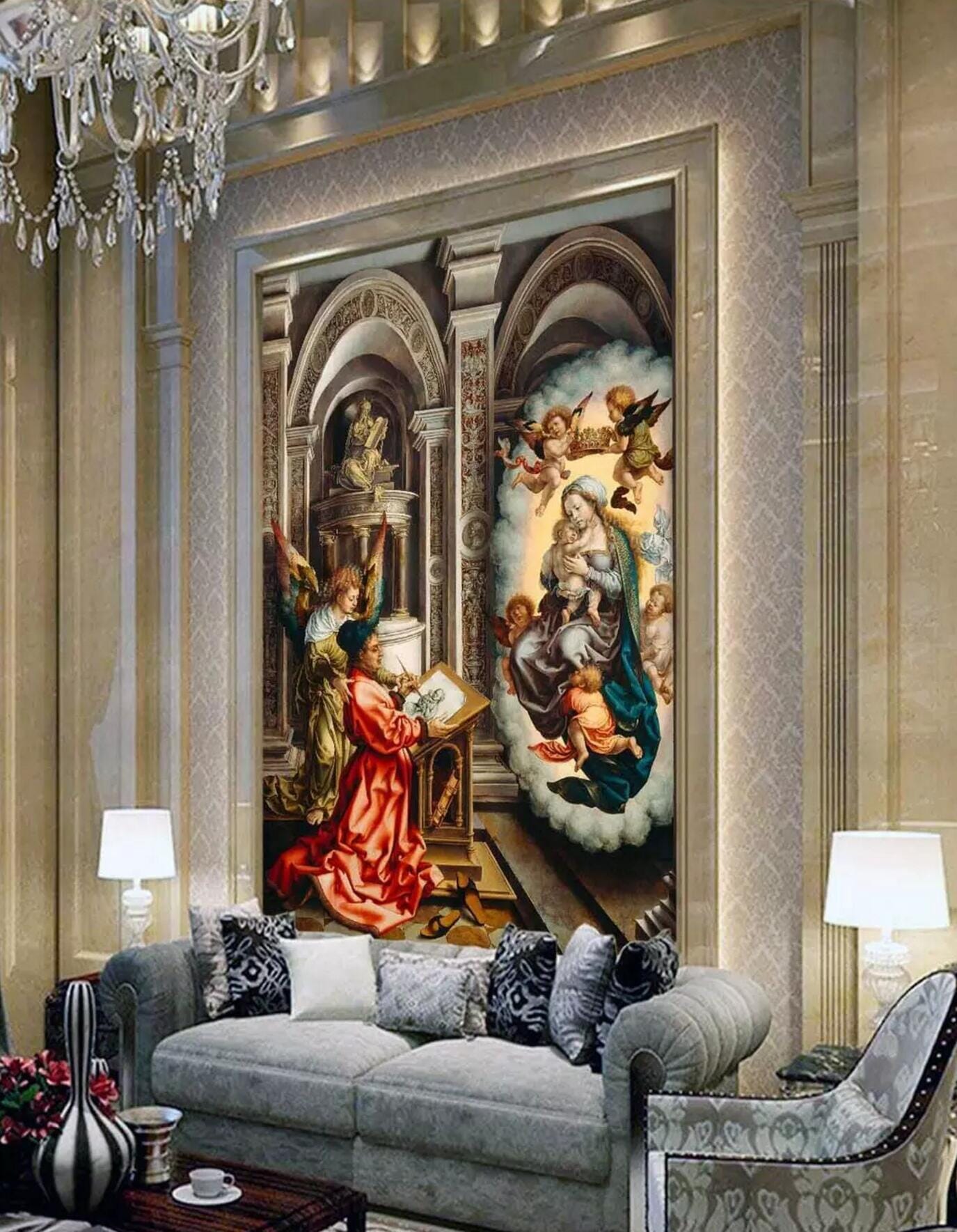 3D Book Reading 1504 Wall Murals Wallpaper AJ Wallpaper 2 