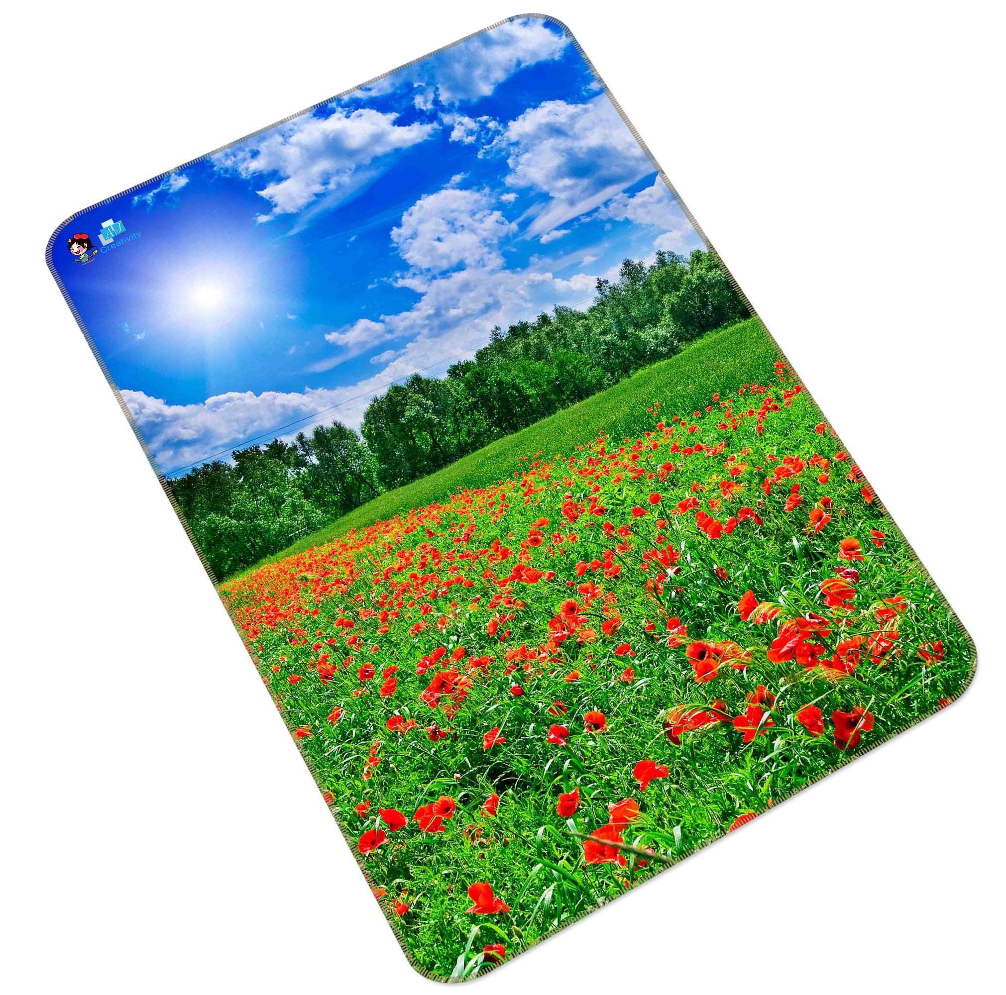 3D Flowers Field 192 Non Slip Rug Mat Mat AJ Creativity Home 