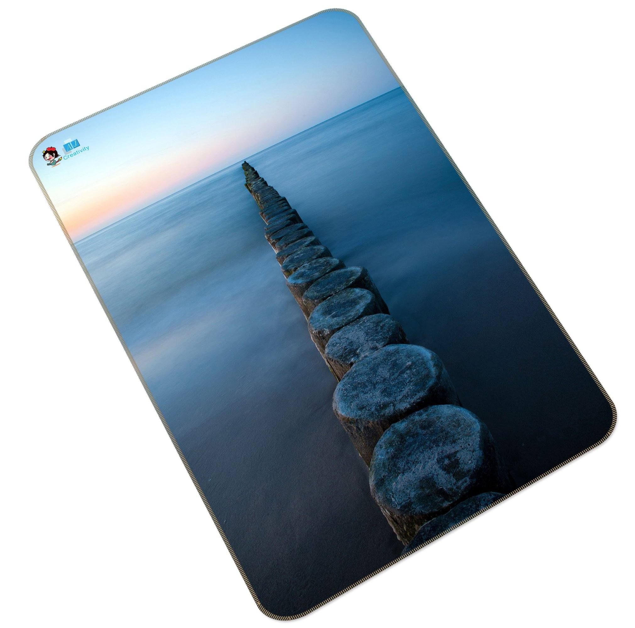 3D Sea Wood Road 182 Non Slip Rug Mat Mat AJ Creativity Home 