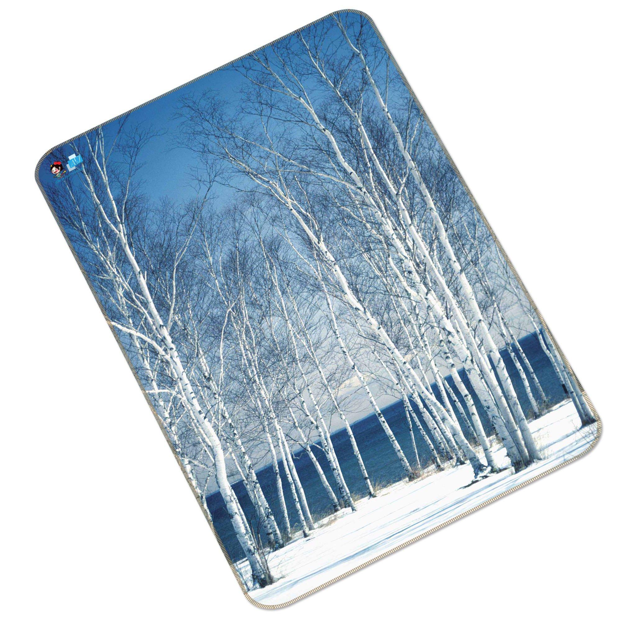 3D Seaside Bare Trees 147 Non Slip Rug Mat Mat AJ Creativity Home 