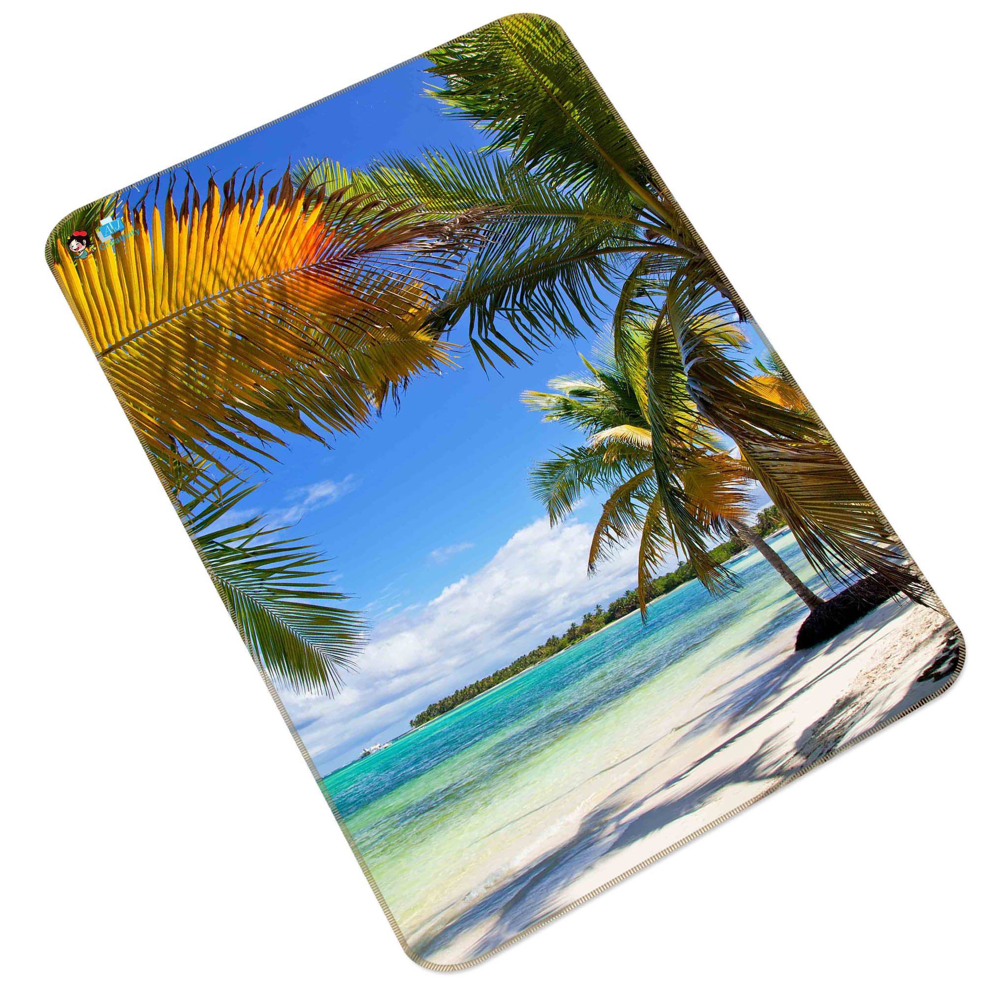 3D Tropical Beach Scenery 188 Non Slip Rug Mat Mat AJ Creativity Home 