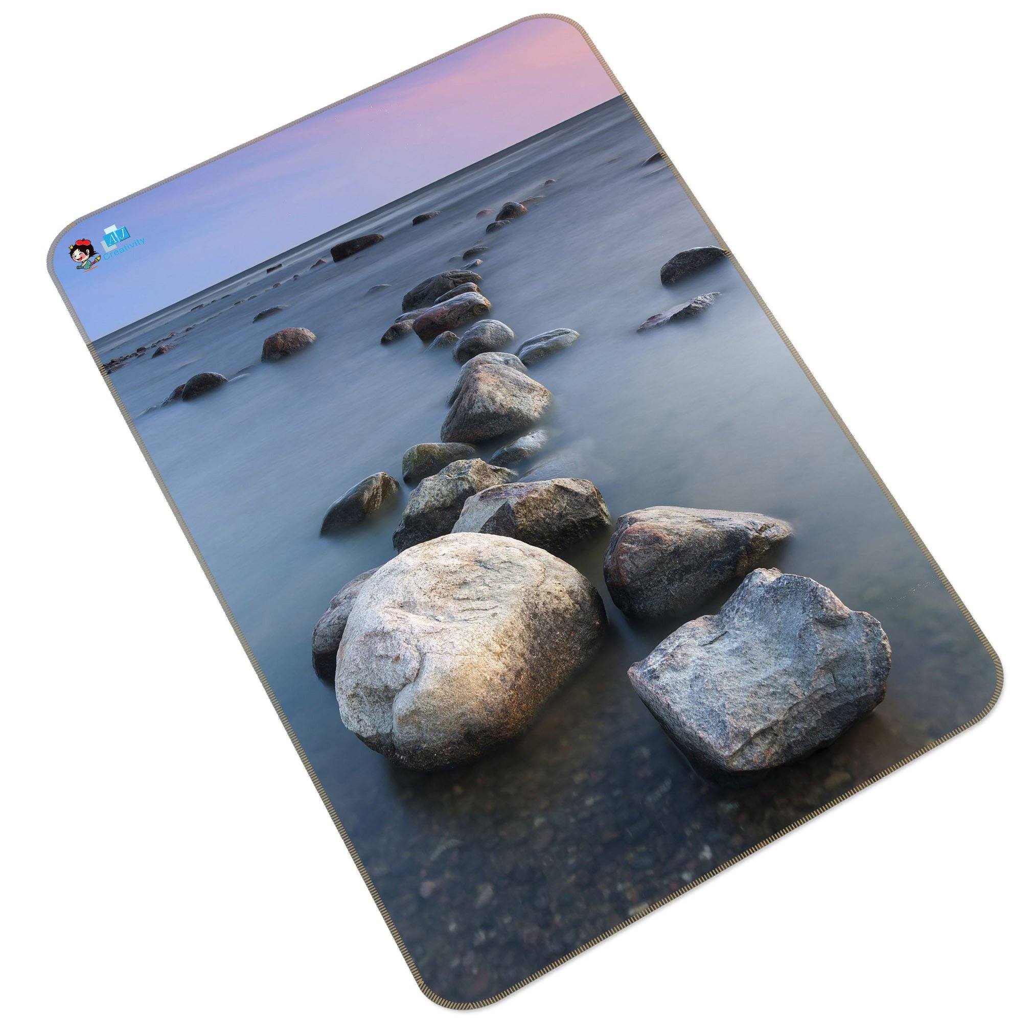 3D Sea Stones 202 Non Slip Rug Mat Mat AJ Creativity Home 