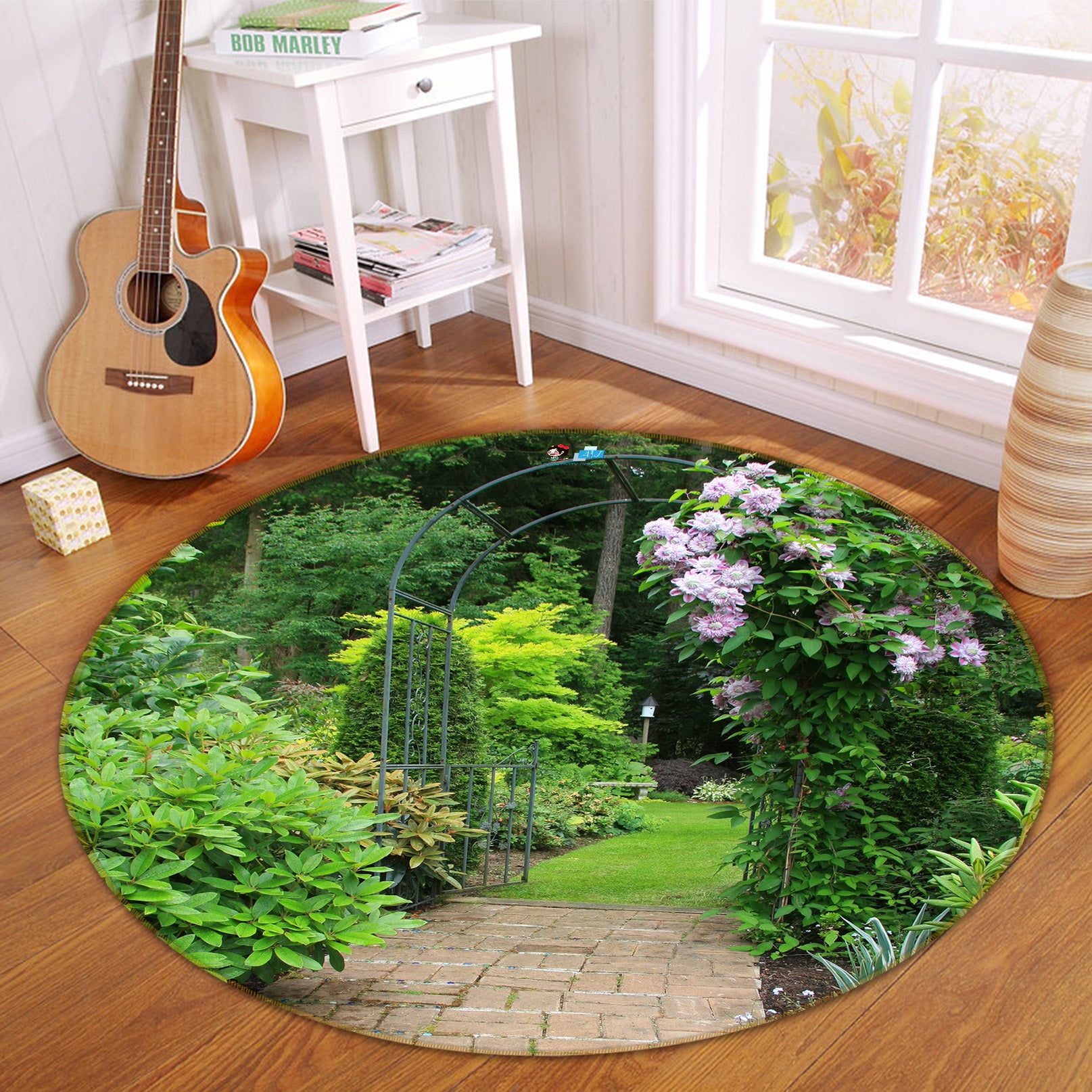 3D Grove 72062 Round Non Slip Rug Mat