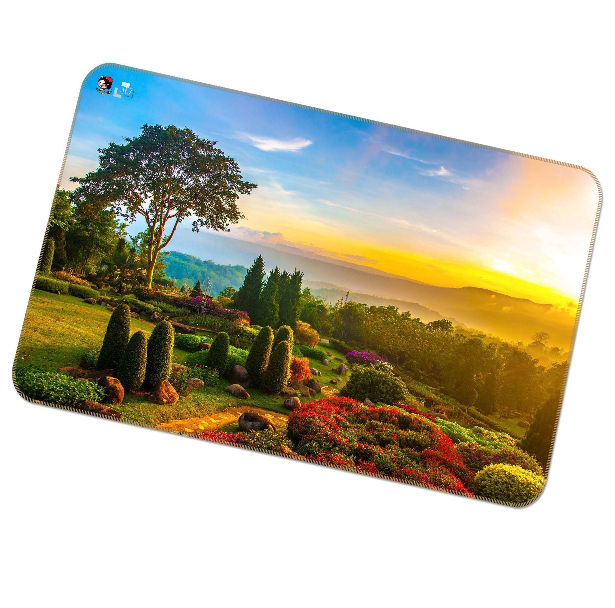 3D Dusk Garden 452 Non Slip Rug Mat Mat AJ Creativity Home 