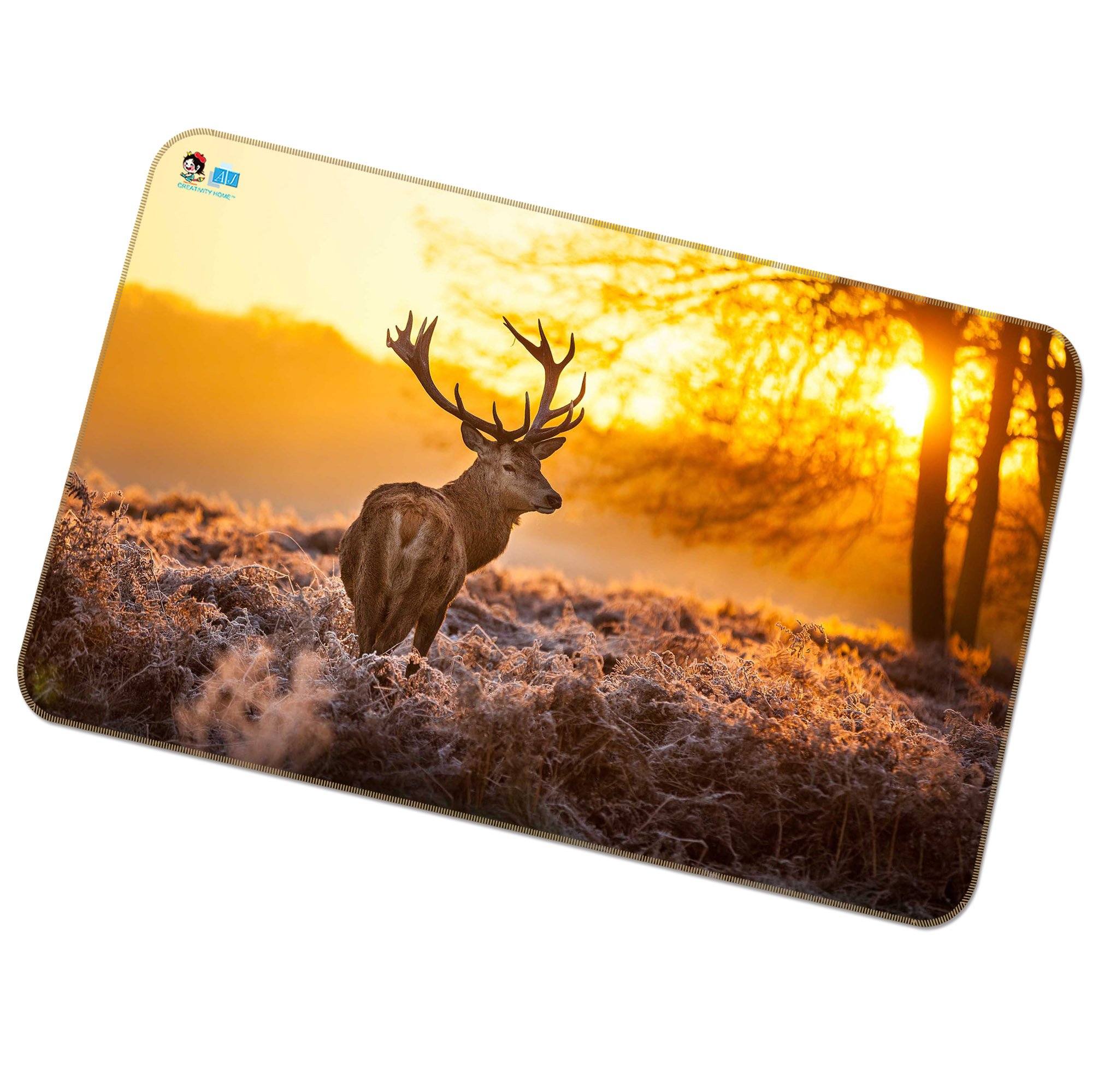 3D Sunset Deer 248 Non Slip Rug Mat Mat AJ Creativity Home 