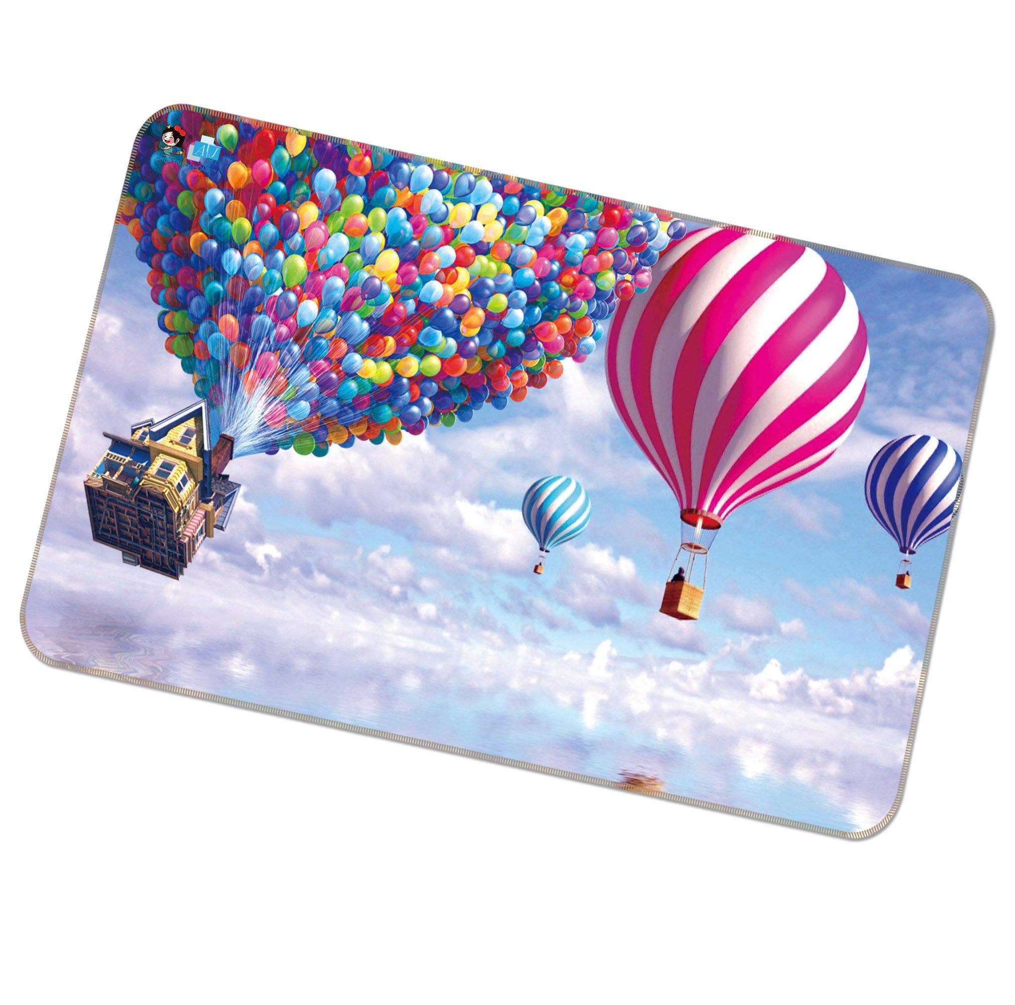 3D Balloon House 342 Non Slip Rug Mat Mat AJ Creativity Home 