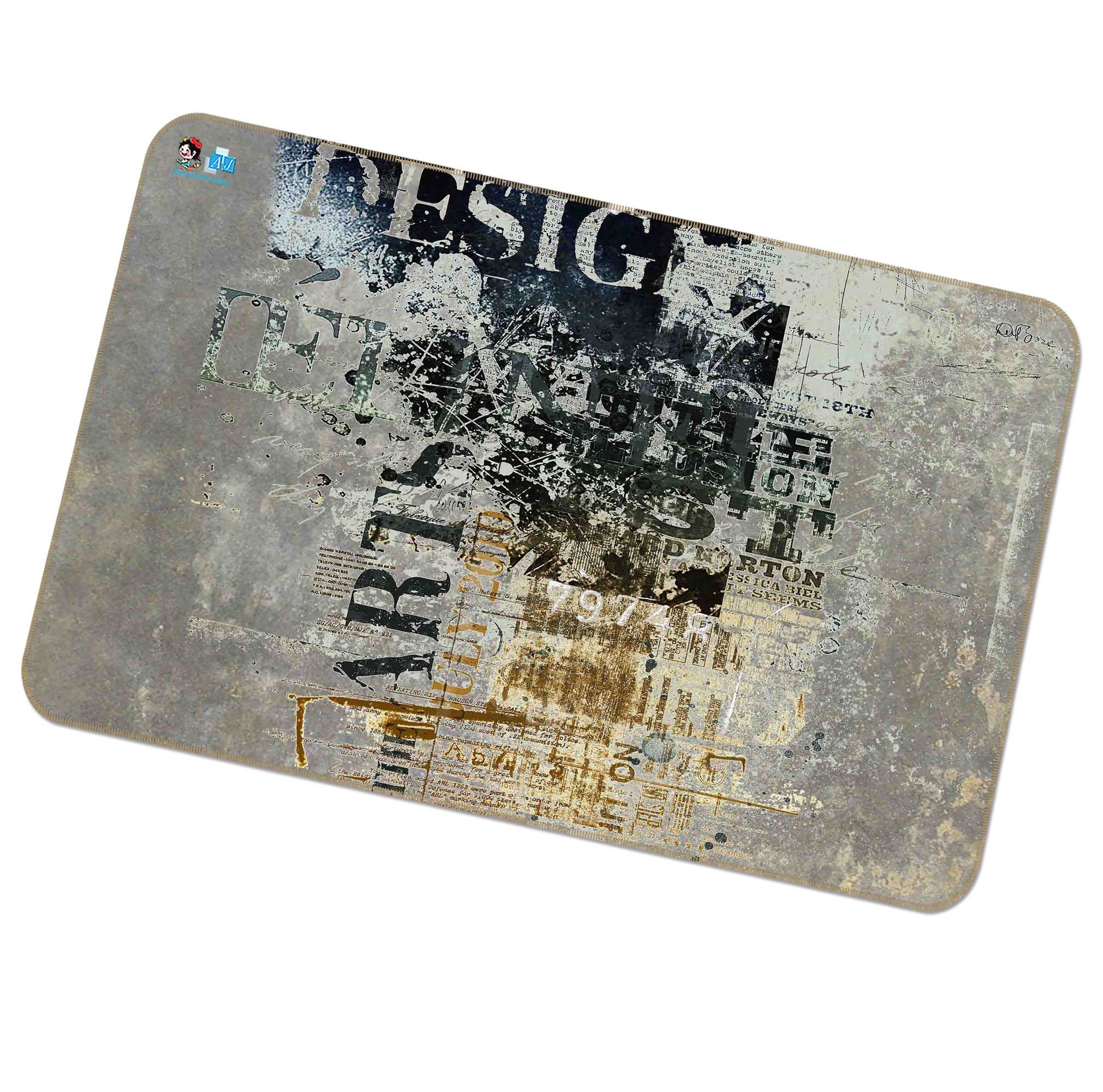 3D Graffiti Alphabet 132 Non Slip Rug Mat Mat AJ Creativity Home 