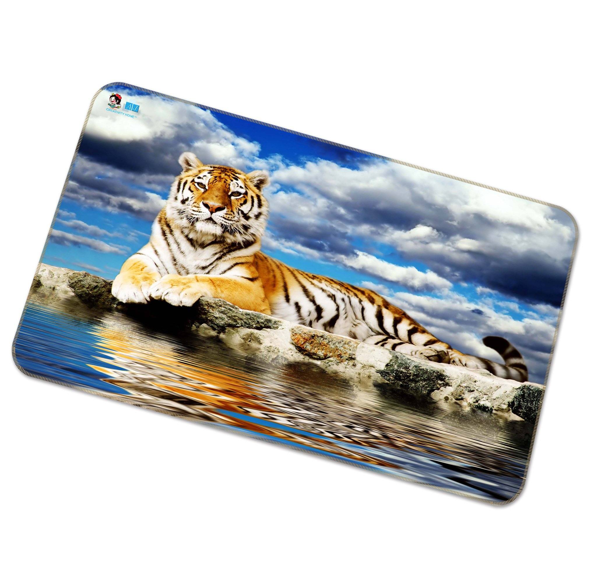 3D Seaside Tiger 279 Non Slip Rug Mat Mat AJ Creativity Home 