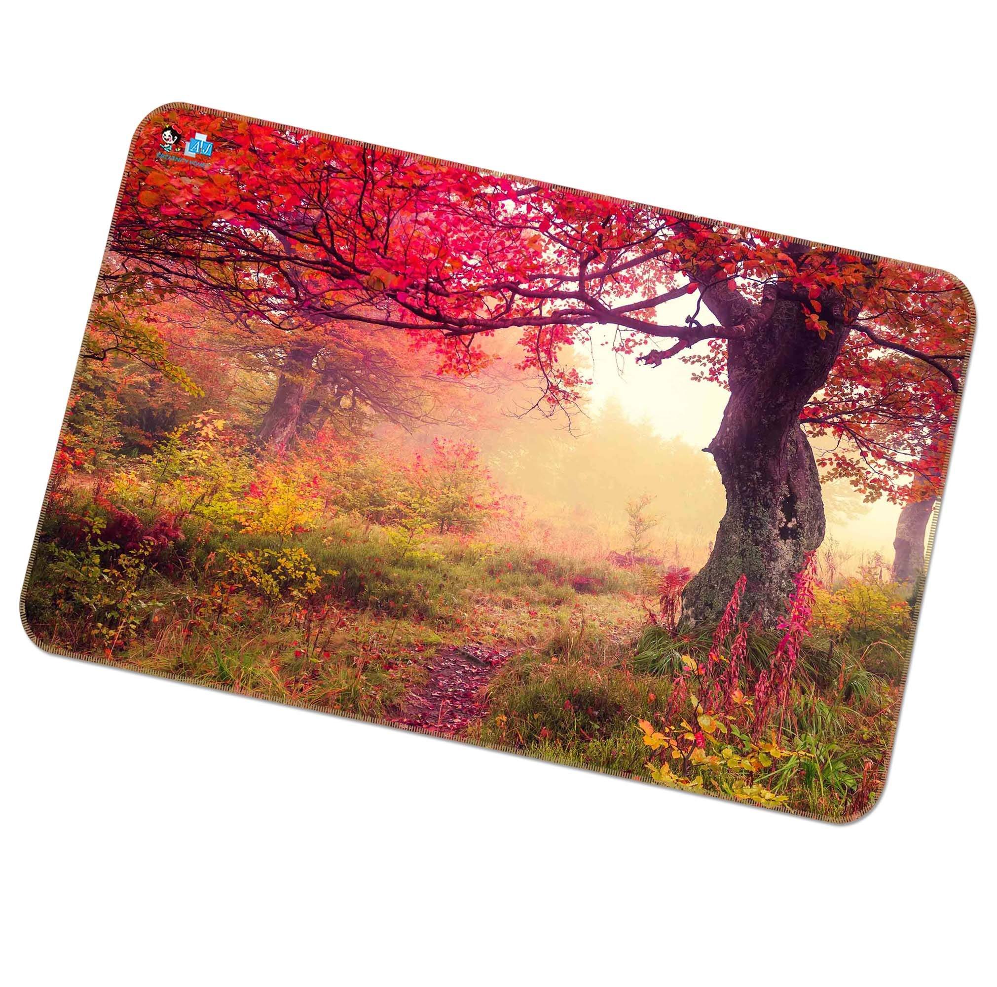 3D Pretty Tree 181 Non Slip Rug Mat Mat AJ Creativity Home 