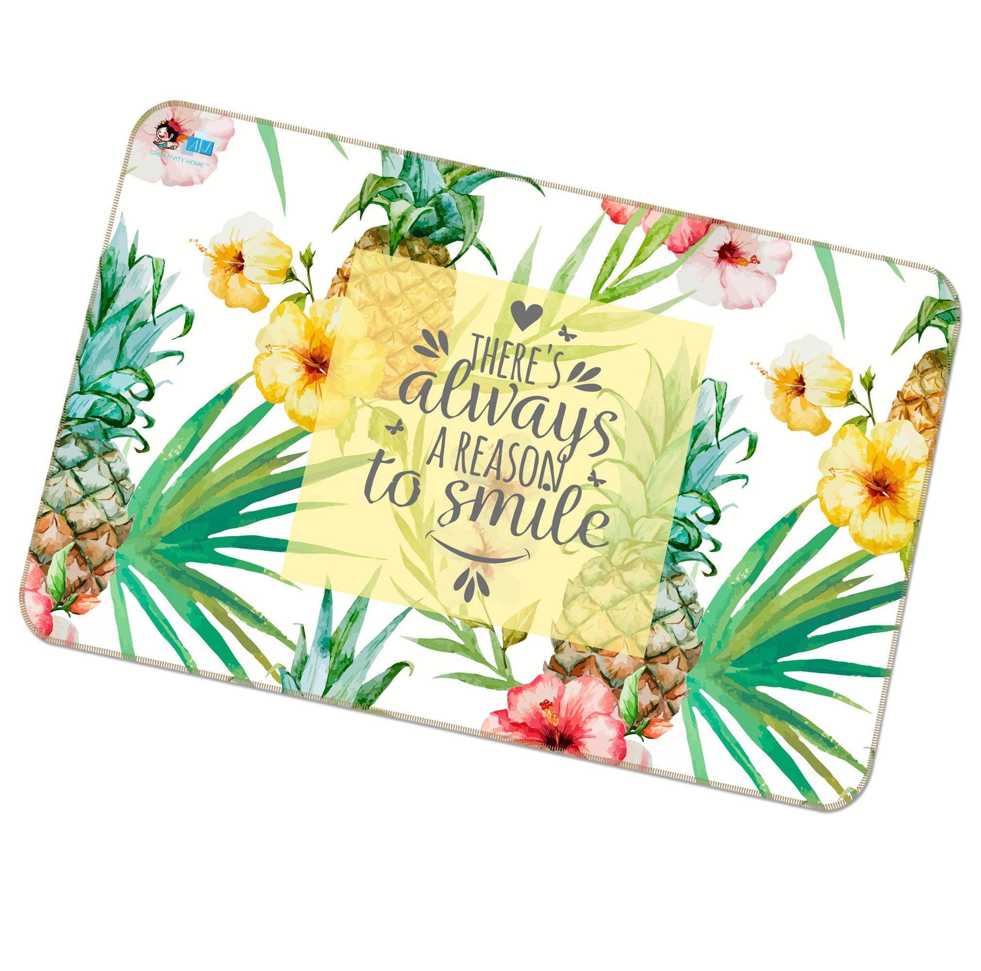 3D Pineapple Flower 295 Non Slip Rug Mat Mat AJ Creativity Home 
