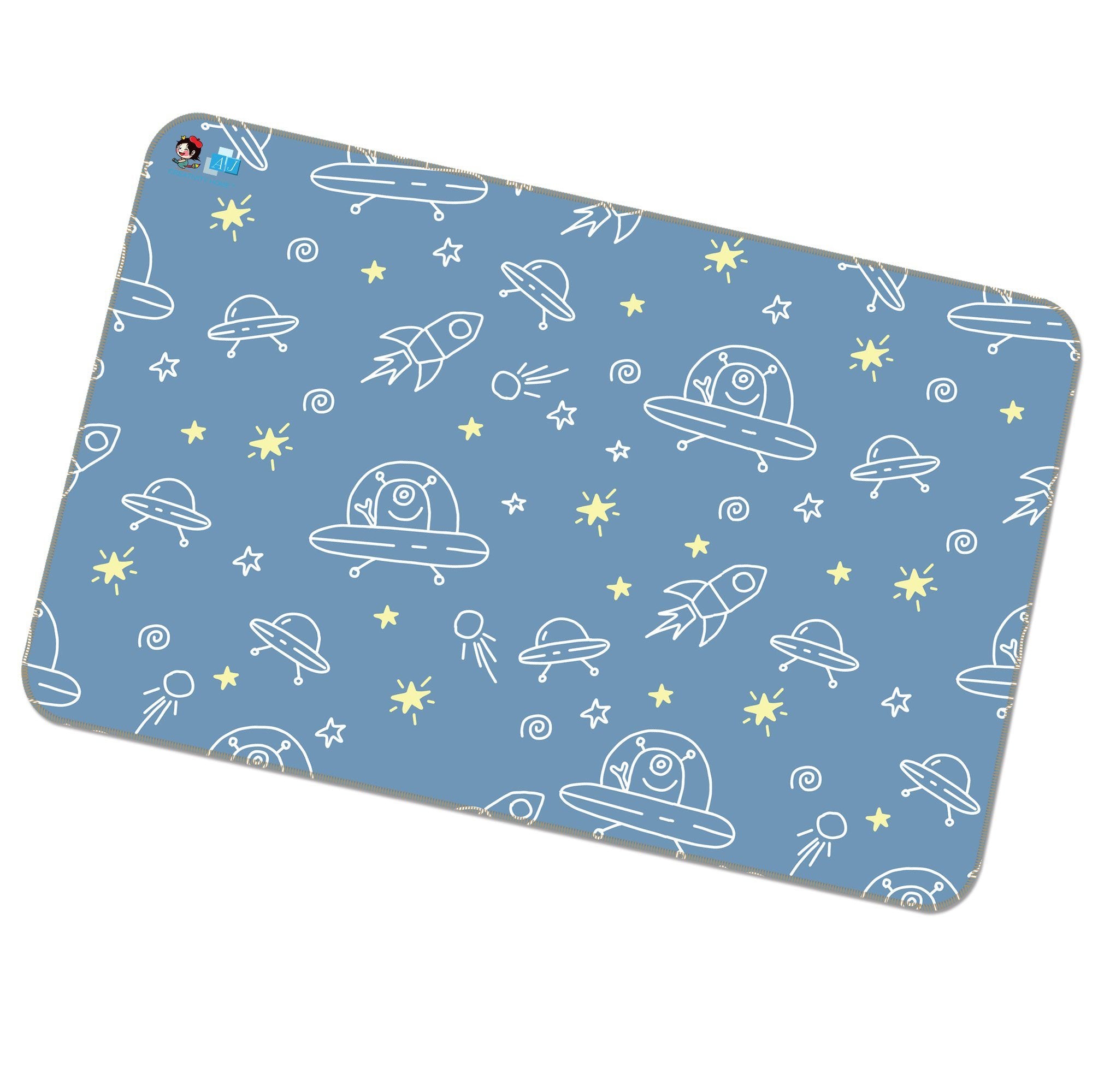 3D Blue Bottom Flower 104 Non Slip Rug Mat Mat AJ Creativity Home 