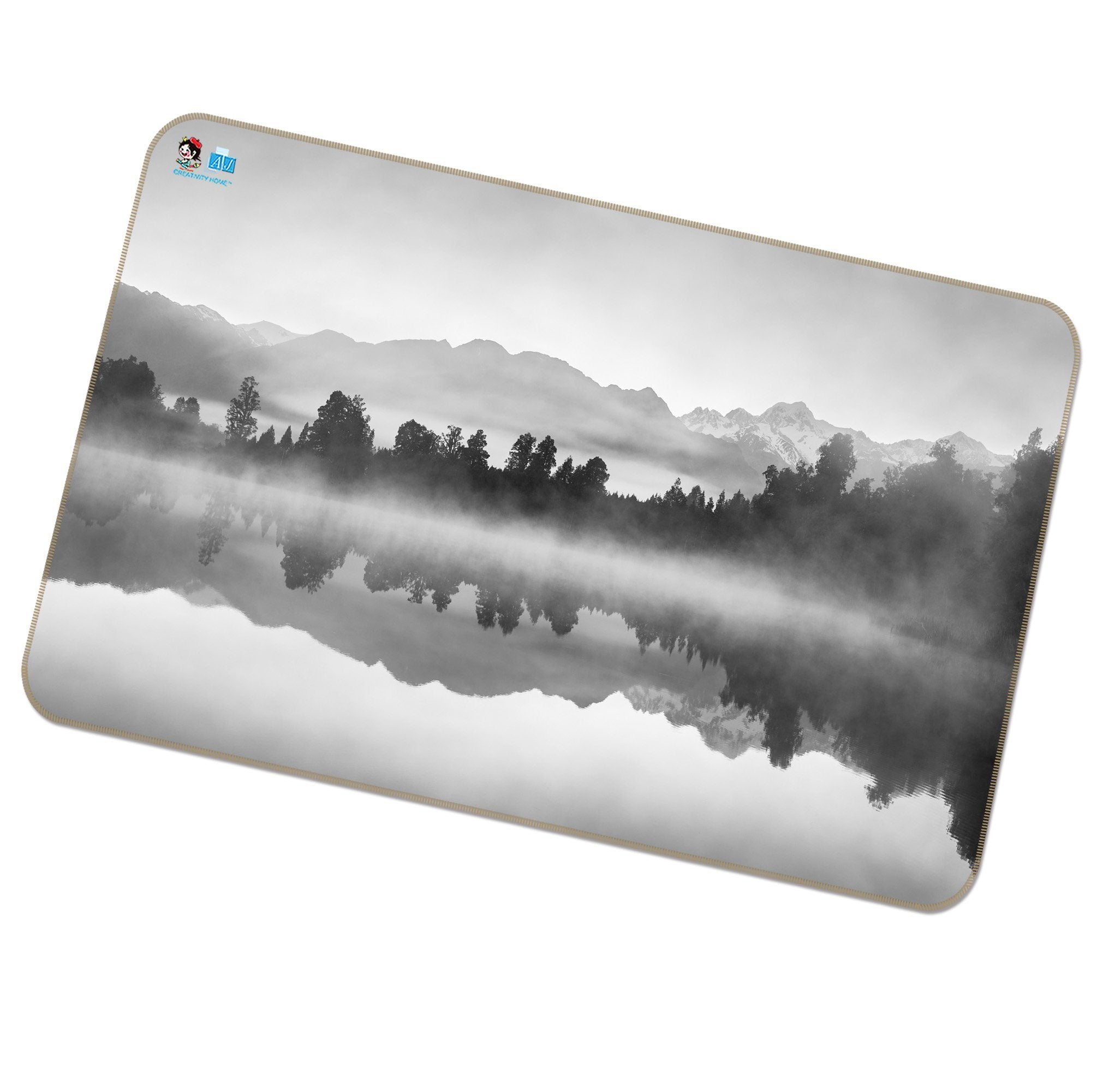 3D Misty Lake 174 Non Slip Rug Mat Mat AJ Creativity Home 