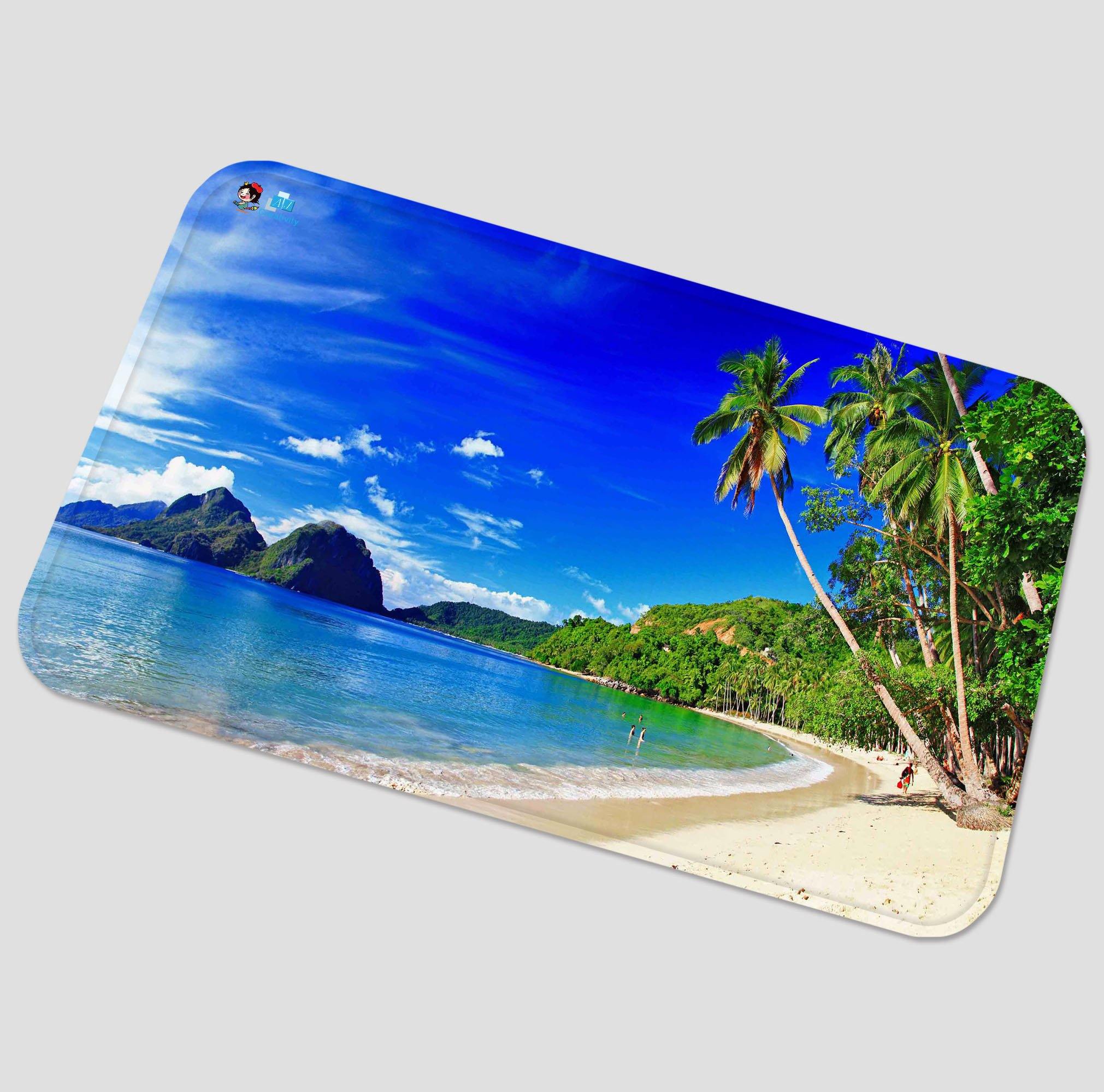 3D Sea Landscape 56 Non Slip Rug Mat Mat AJ Creativity Home 
