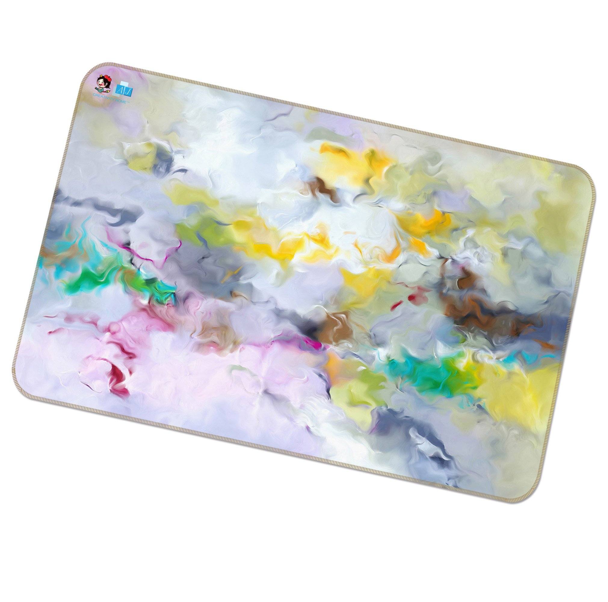 3D Wave Color 306 Non Slip Rug Mat Mat AJ Creativity Home 