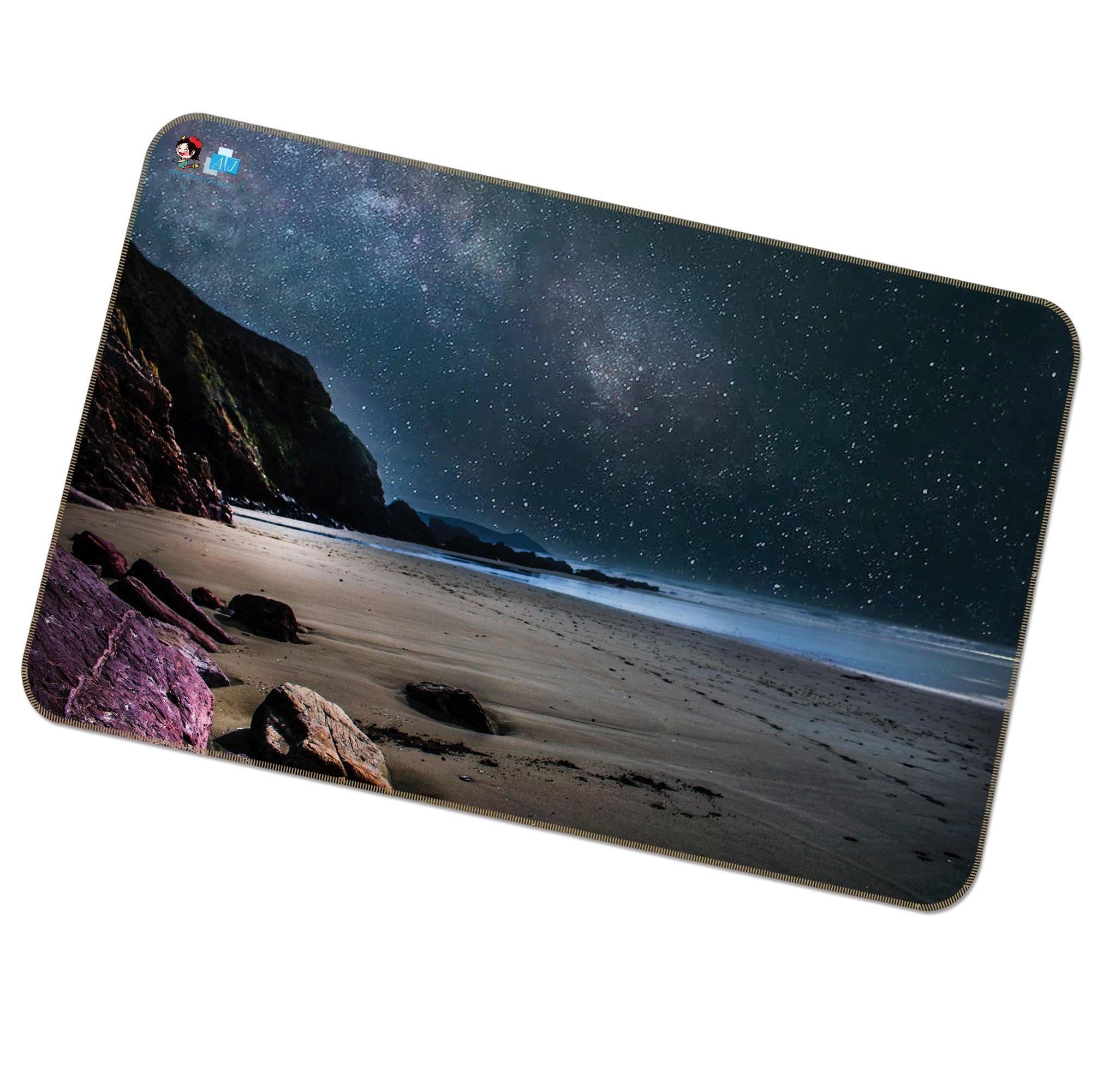 3D Beach Stars 043 Non Slip Rug Mat Mat AJ Creativity Home 