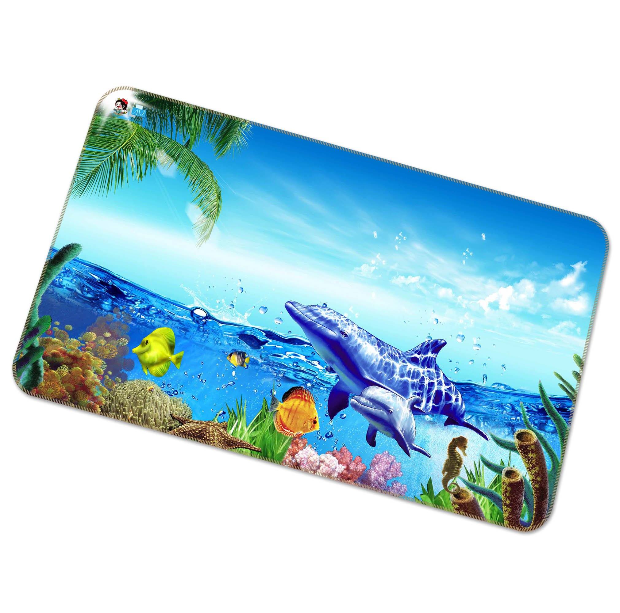 3D Ocean World 290 Non Slip Rug Mat Mat AJ Creativity Home 