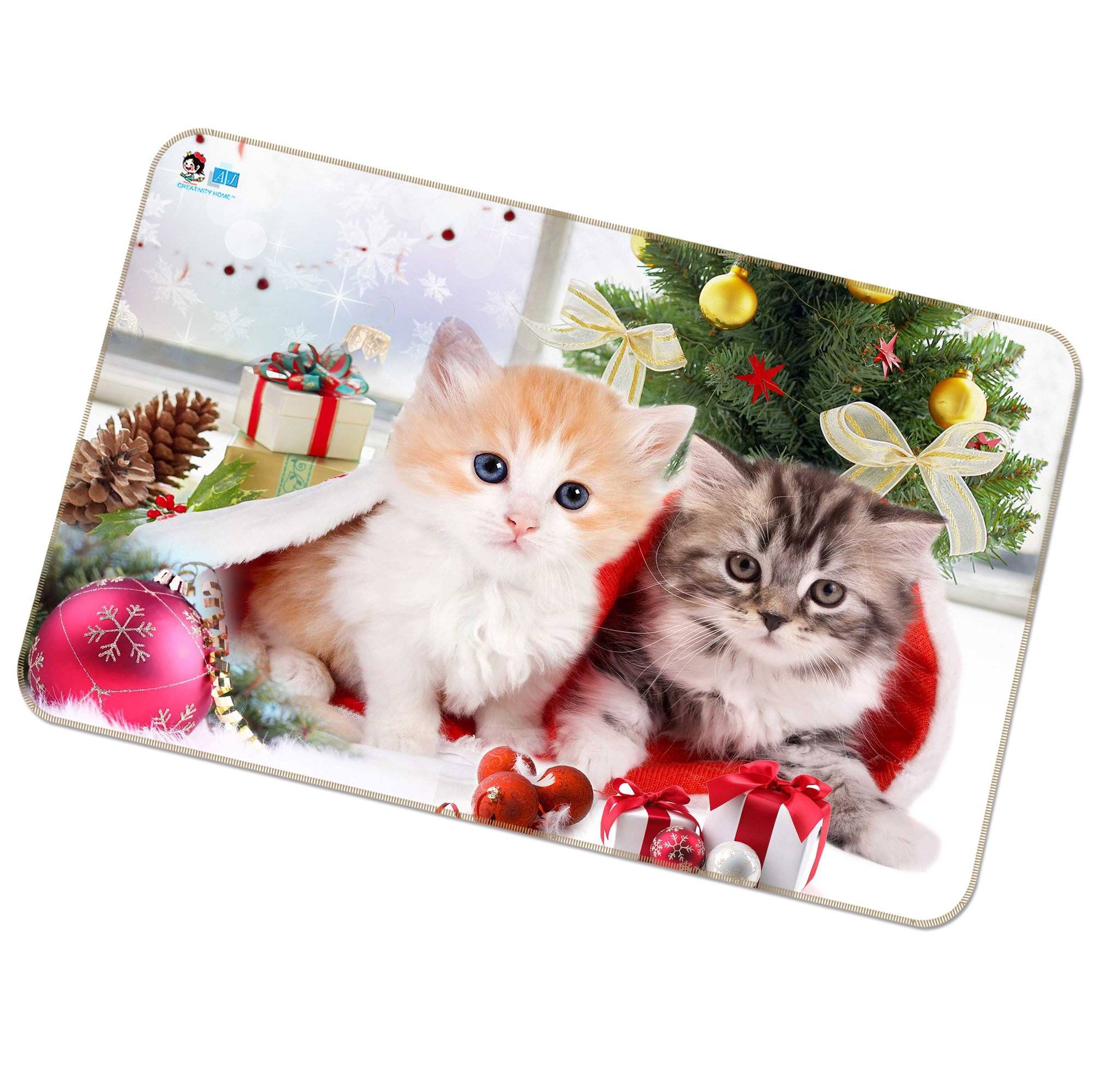 3D Funny Cats 252 Non Slip Rug Mat Mat AJ Creativity Home 