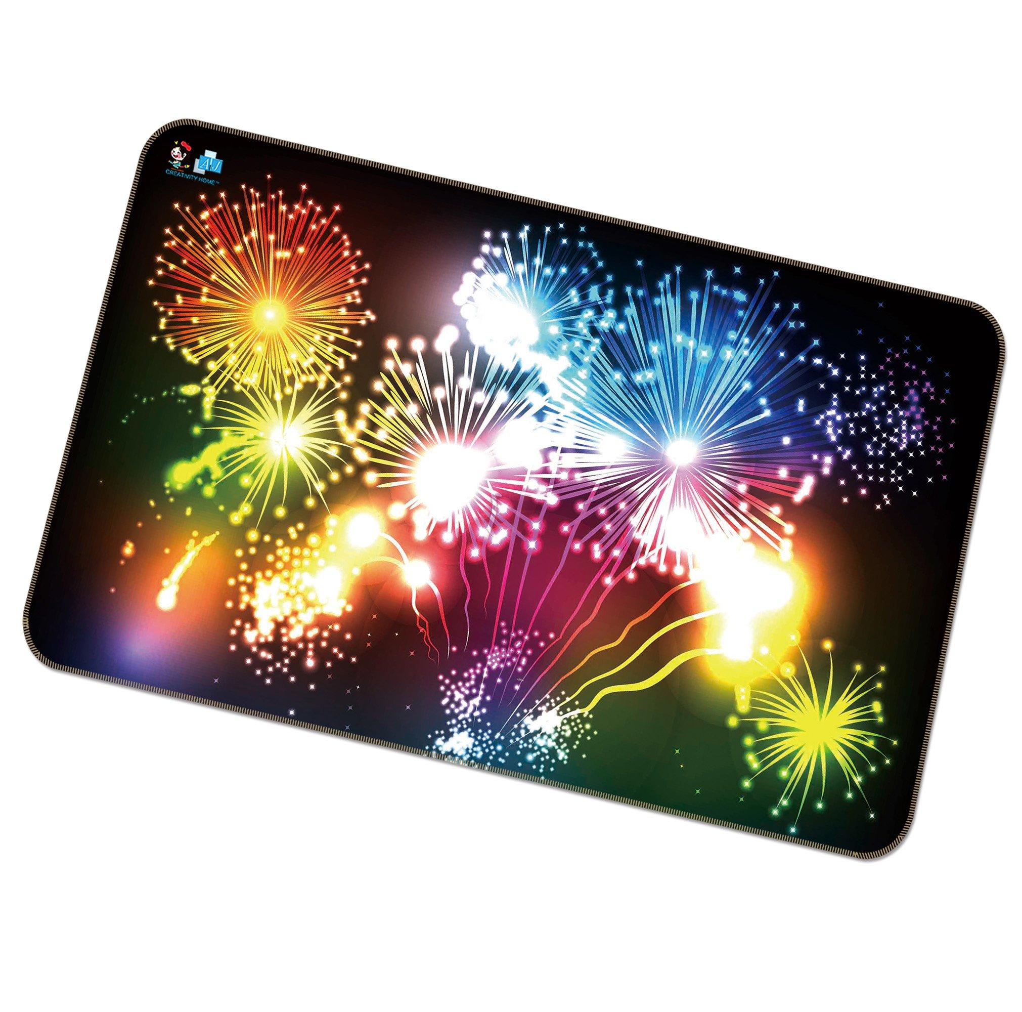 3D Bright Fireworks 144 Non Slip Rug Mat Mat AJ Creativity Home 