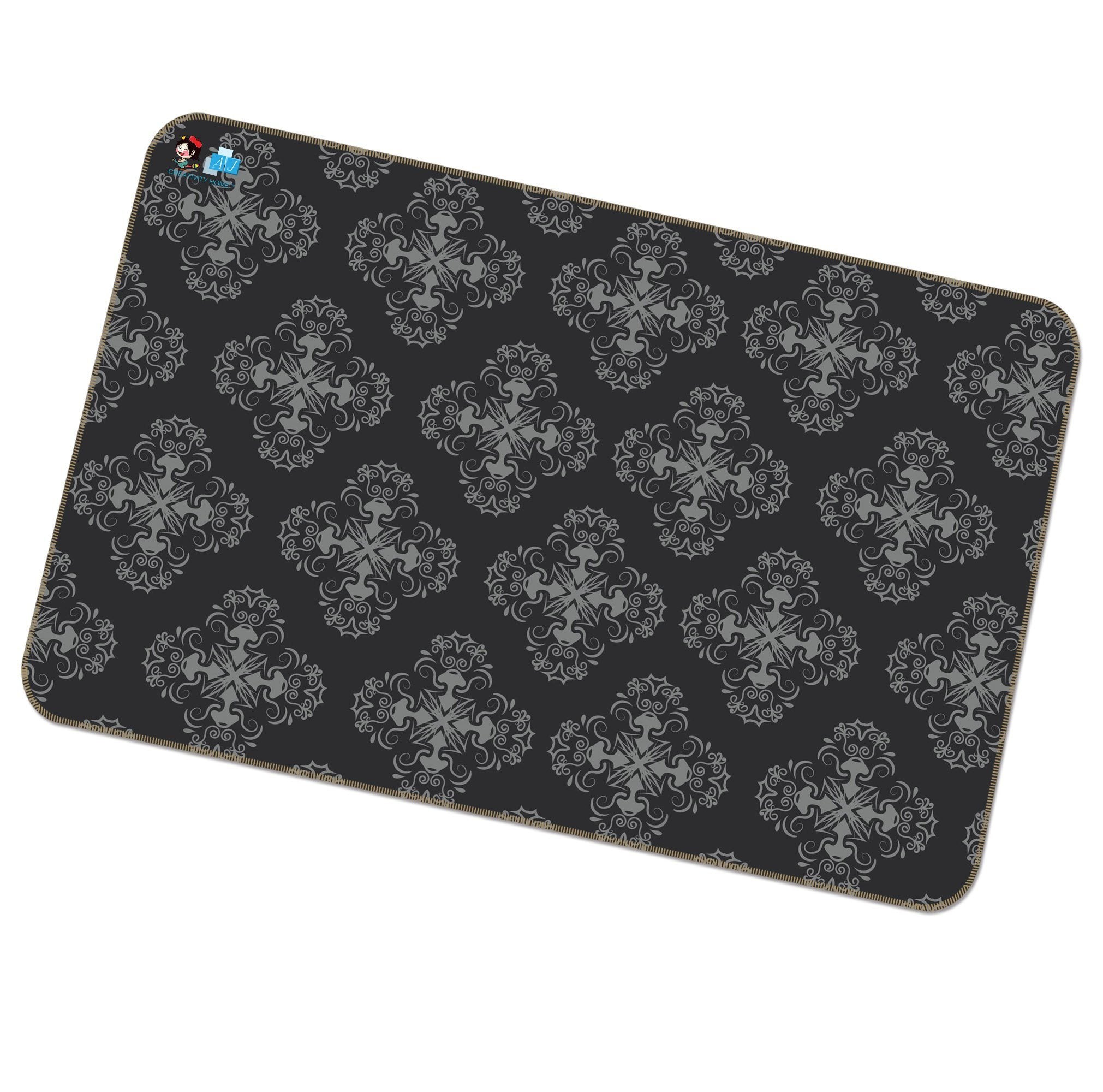 3D Cross Pattern 058 Non Slip Rug Mat Mat AJ Creativity Home 