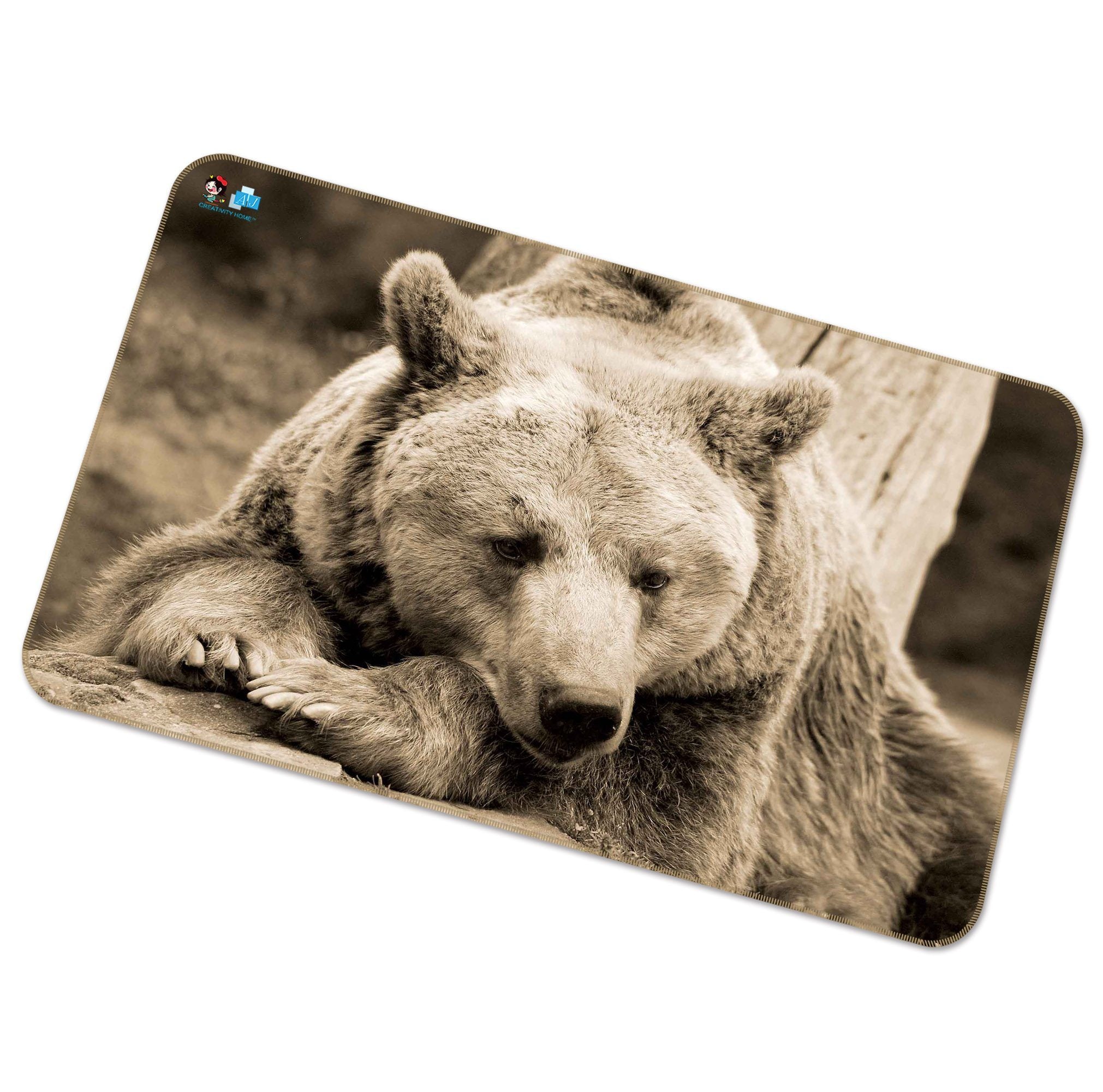 3D Resting Bear 277 Non Slip Rug Mat Mat AJ Creativity Home 