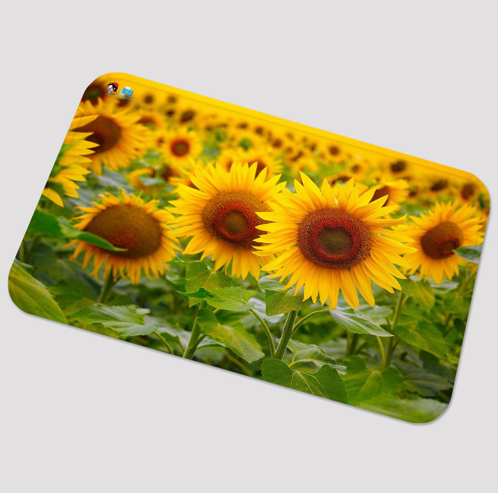 3D Sunflowers Field 121 Non Slip Rug Mat Mat AJ Creativity Home 