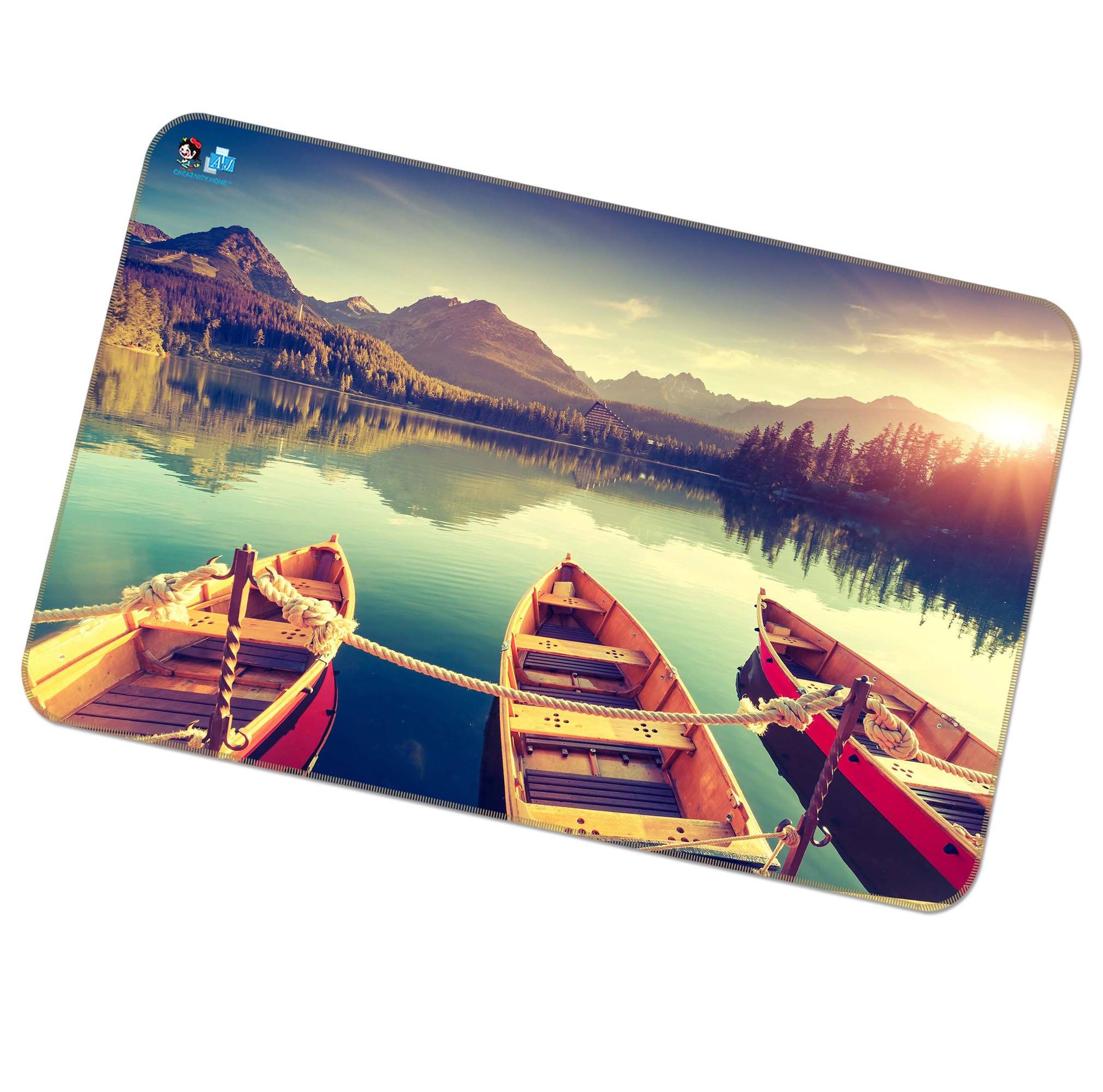 3D Peaceful Lake Scenery 182 Non Slip Rug Mat Mat AJ Creativity Home 