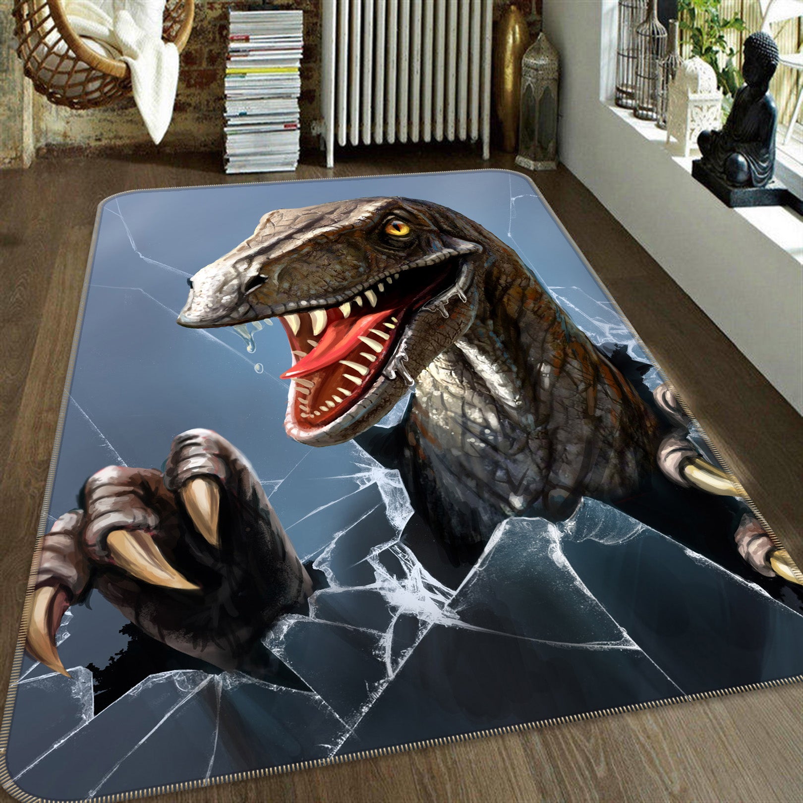 3D Dinosaur 69036 Animal Non Slip Rug Mat