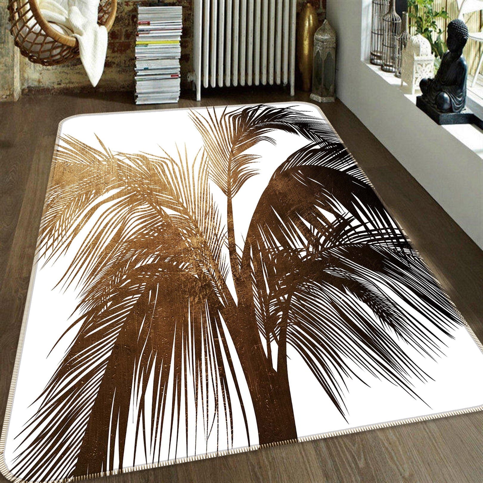 3D Sunset Tree 1116 Boris Draschoff Rug Non Slip Rug Mat Mat AJ Creativity Home 
