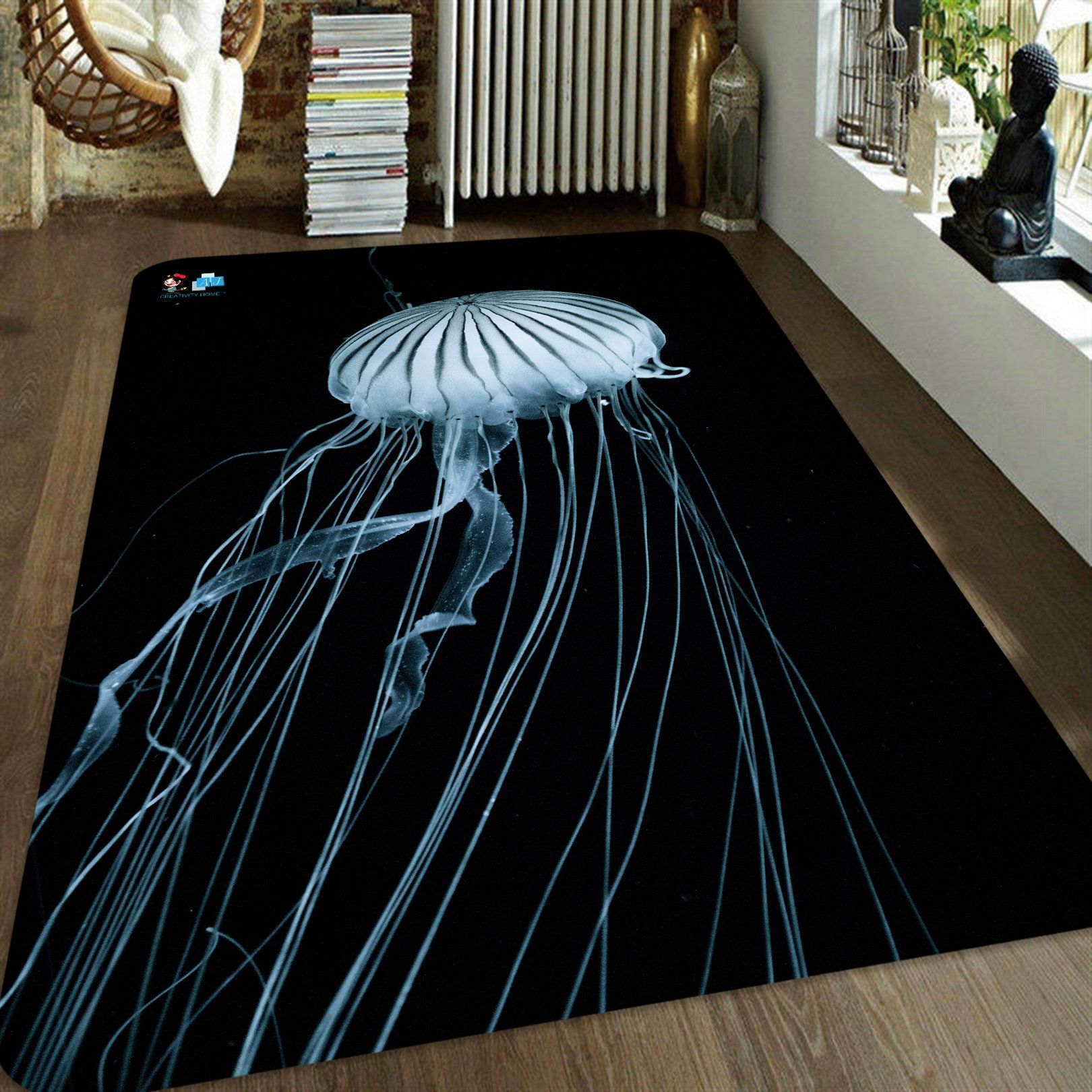 3D Jellyfish 2724 Non Slip Rug Mat Mat AJ Creativity Home 