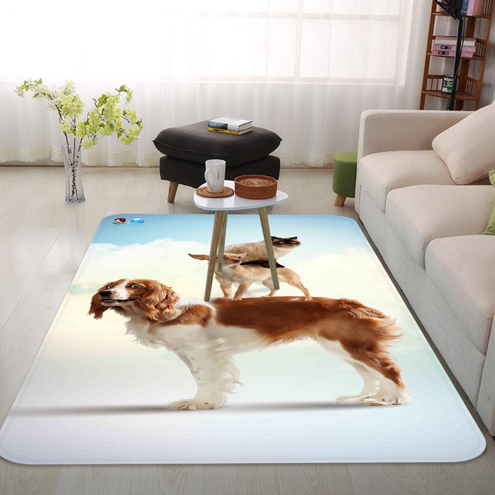 3D Cats And Dogs 5297 Non Slip Rug Mat Mat AJ Creativity Home 