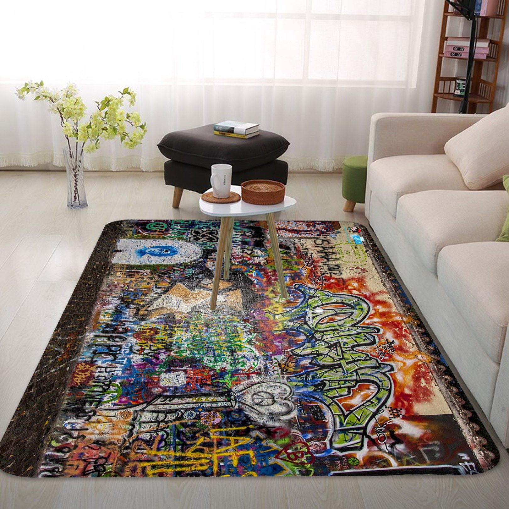 3D Graffiti 3694 Non Slip Rug Mat Mat AJ Creativity Home 