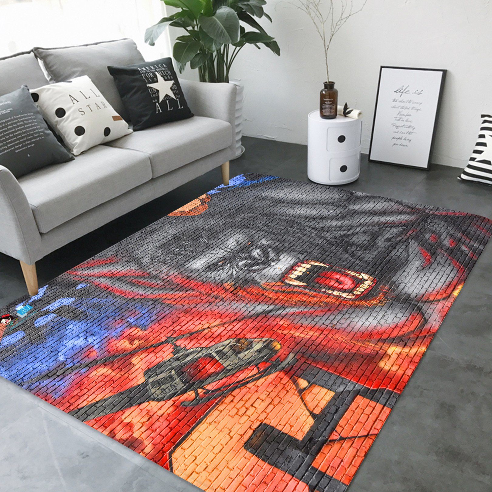 3D Chimpanzee 2835 Non Slip Rug Mat Mat AJ Creativity Home 