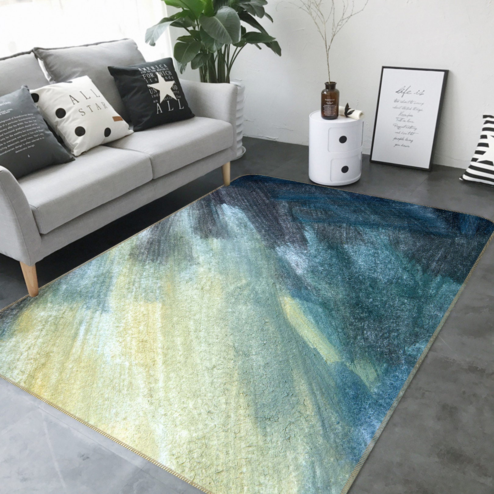 3D Texture 30028 Non Slip Rug Mat