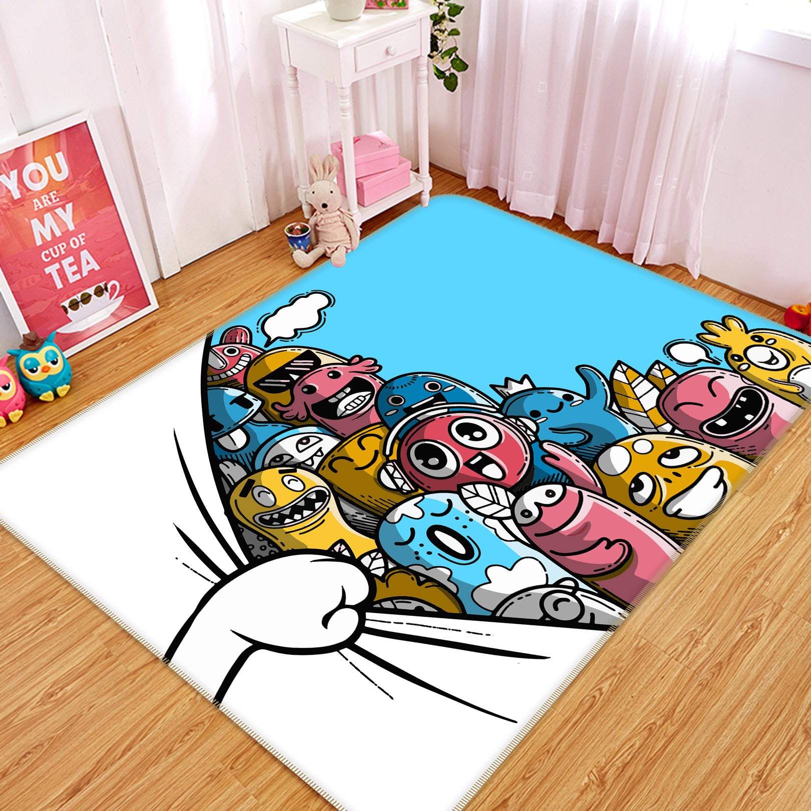 3D Cartoons 30045 Non Slip Rug Mat