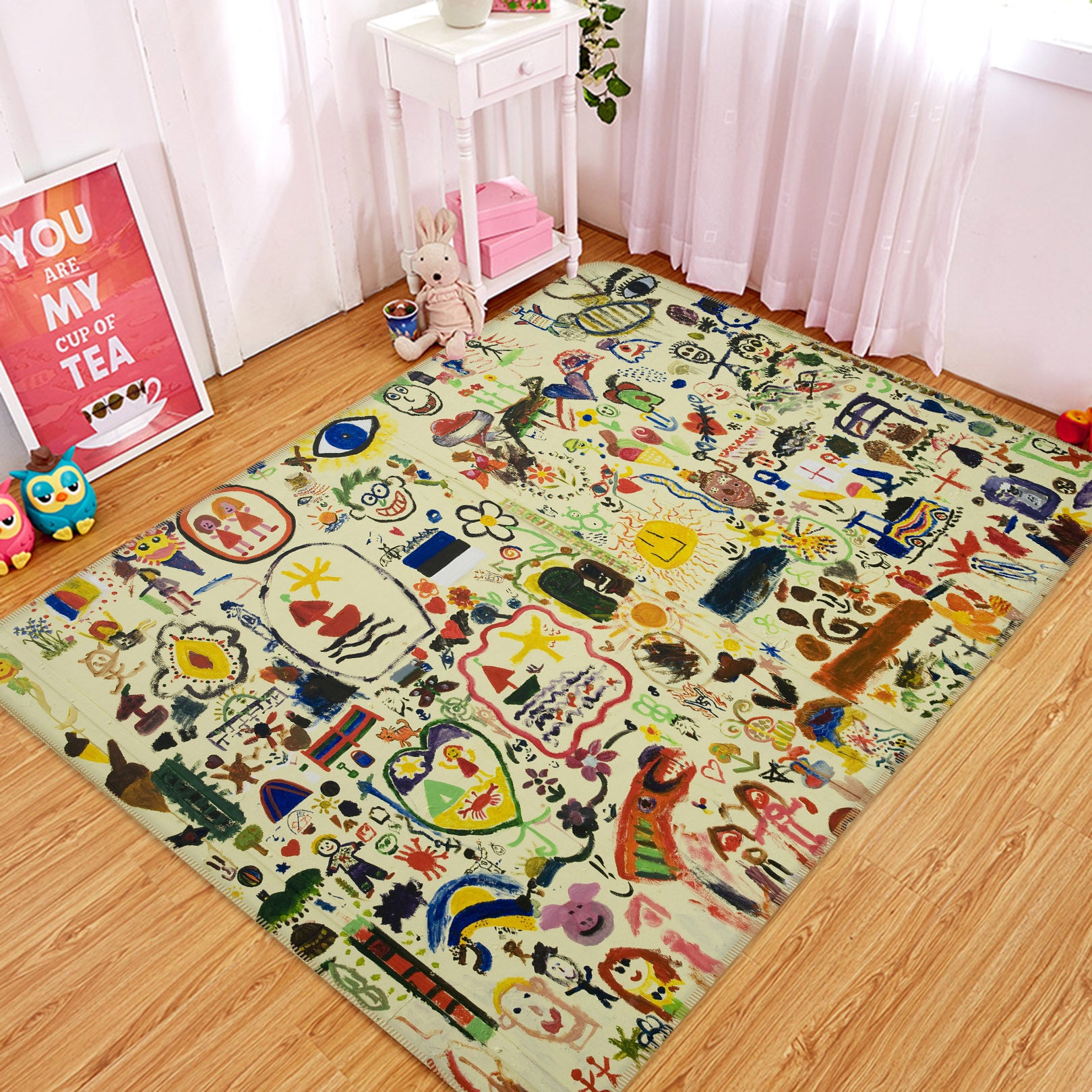 3D Pattern 36050 Non Slip Rug Mat