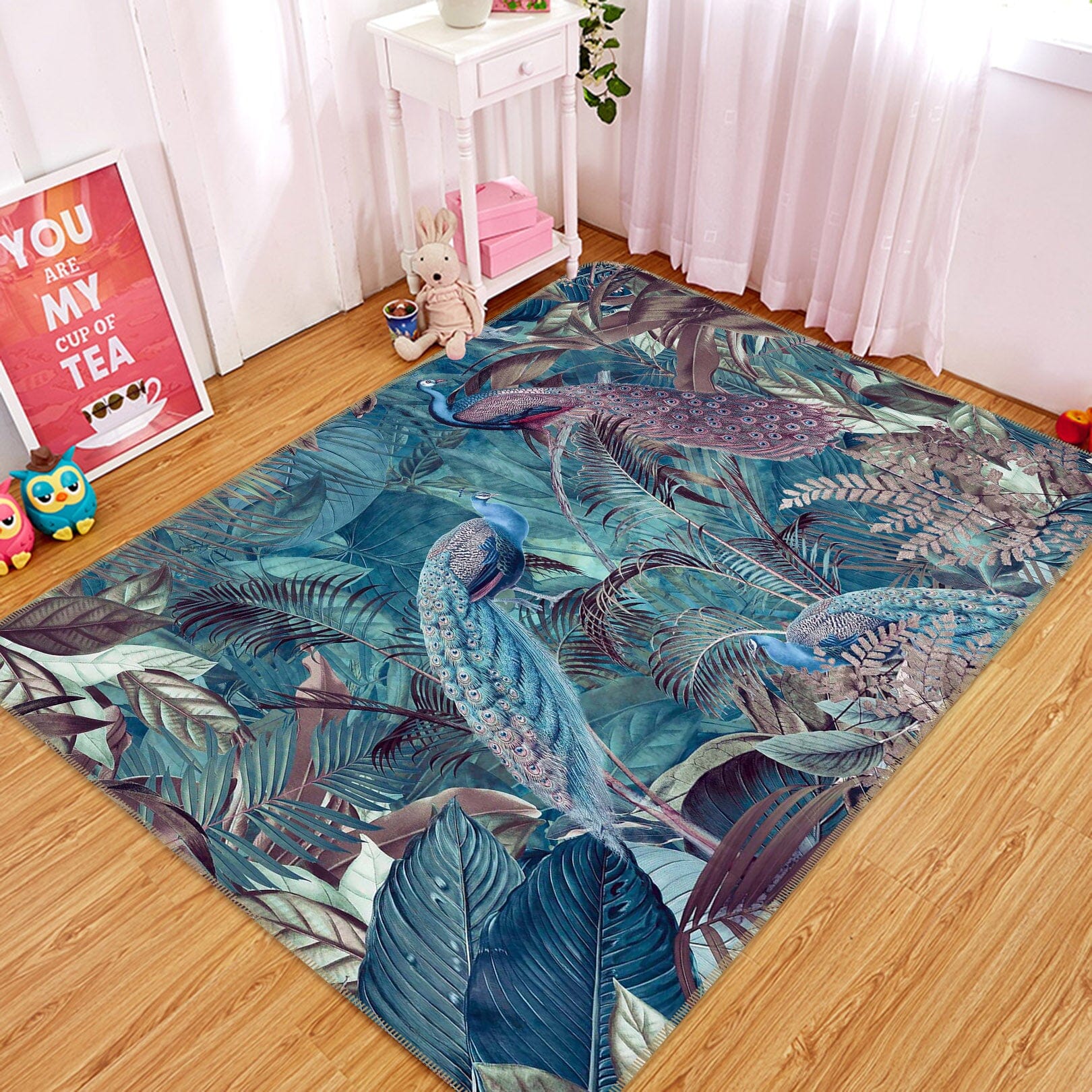 3D Forest Leaves 1010 Andrea haase Rug Non Slip Rug Mat Mat AJ Creativity Home 