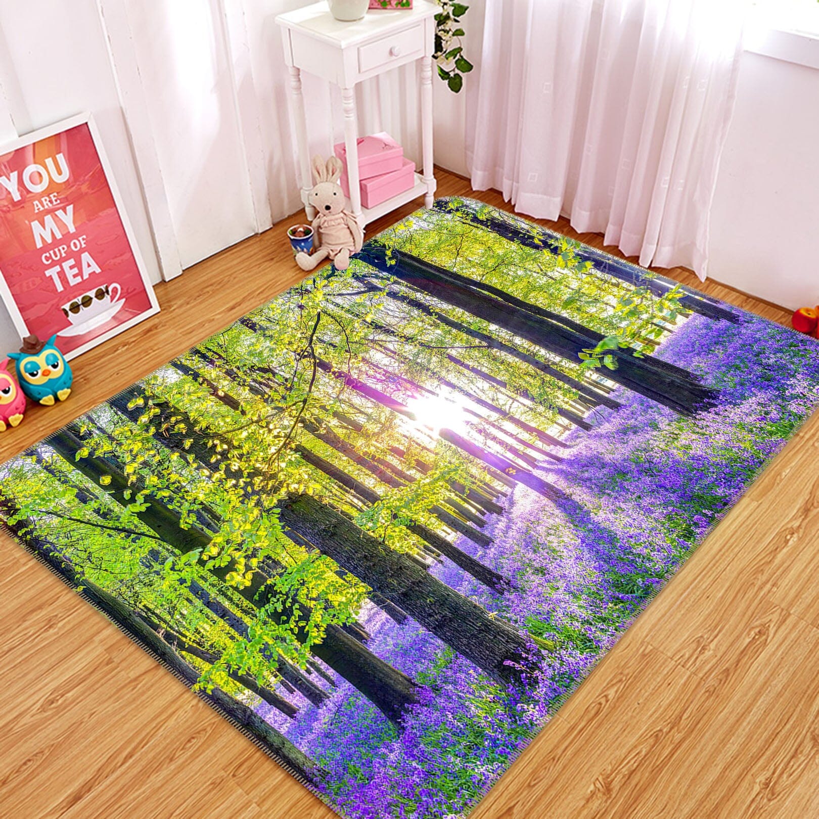 3D Sunshine Flower Sea 1015 Assaf Frank Rug Non Slip Rug Mat Mat AJ Creativity Home 