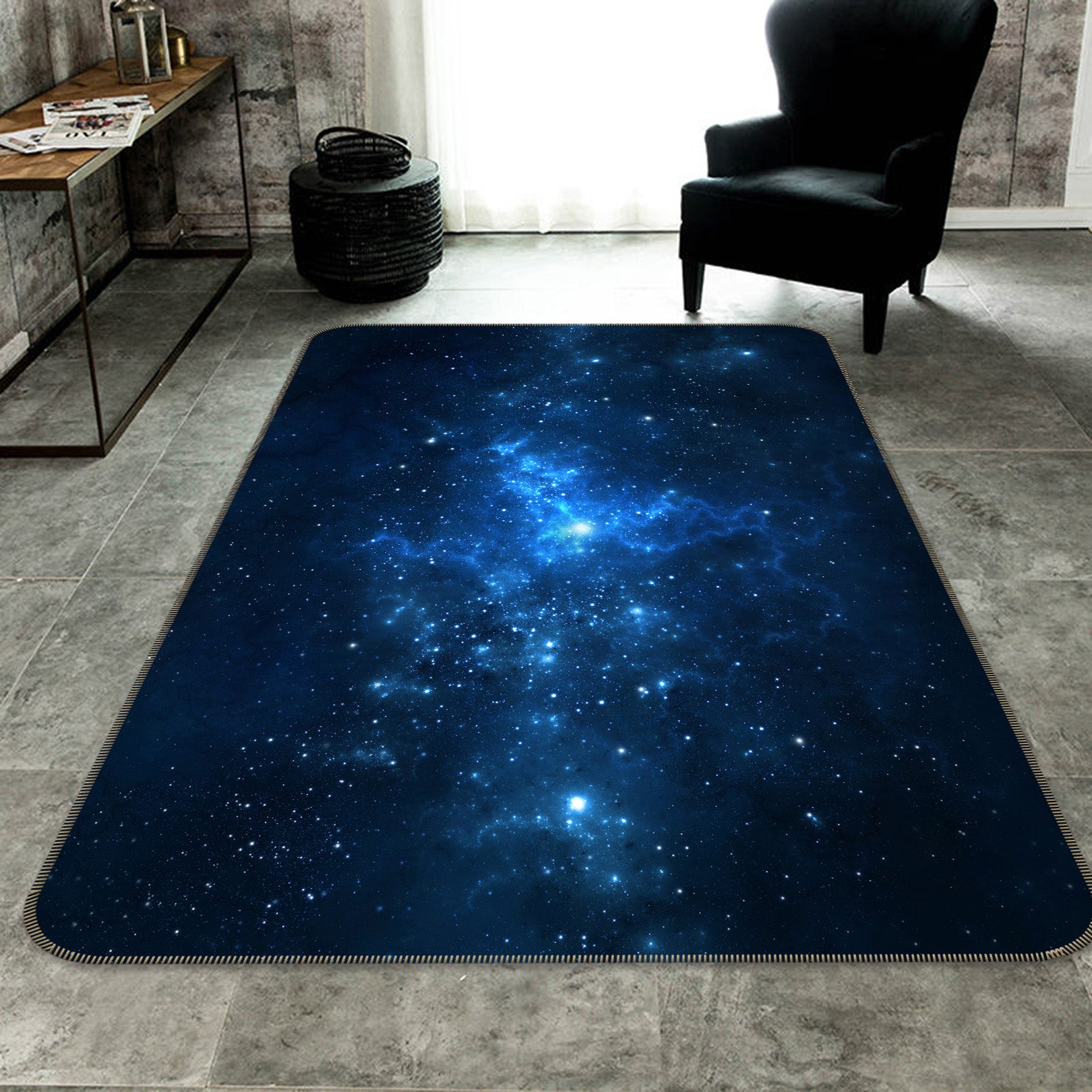 3D Starry Sky 31119 Non Slip Rug Mat