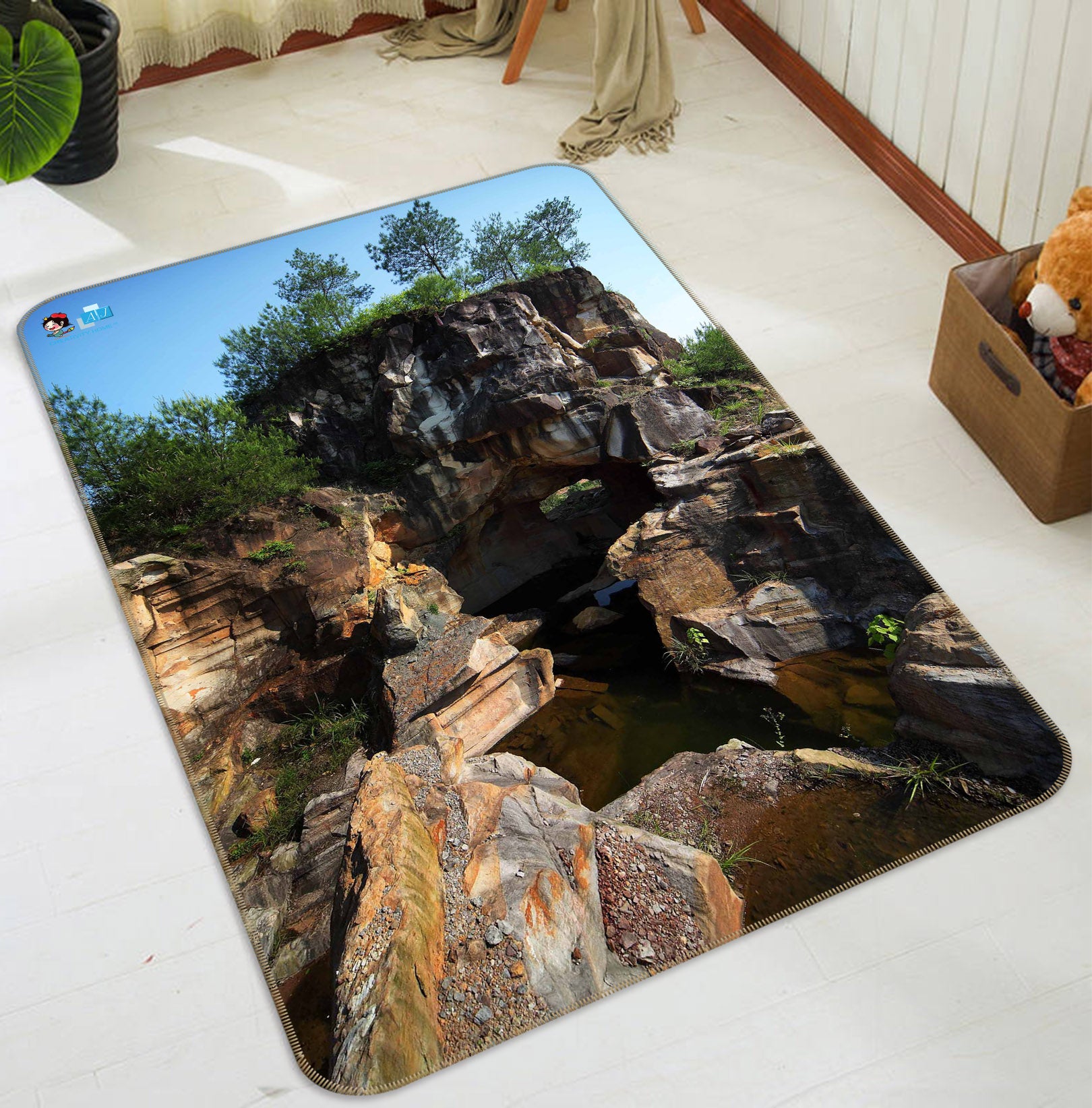 3D Stone 66142 Non Slip Rug Mat