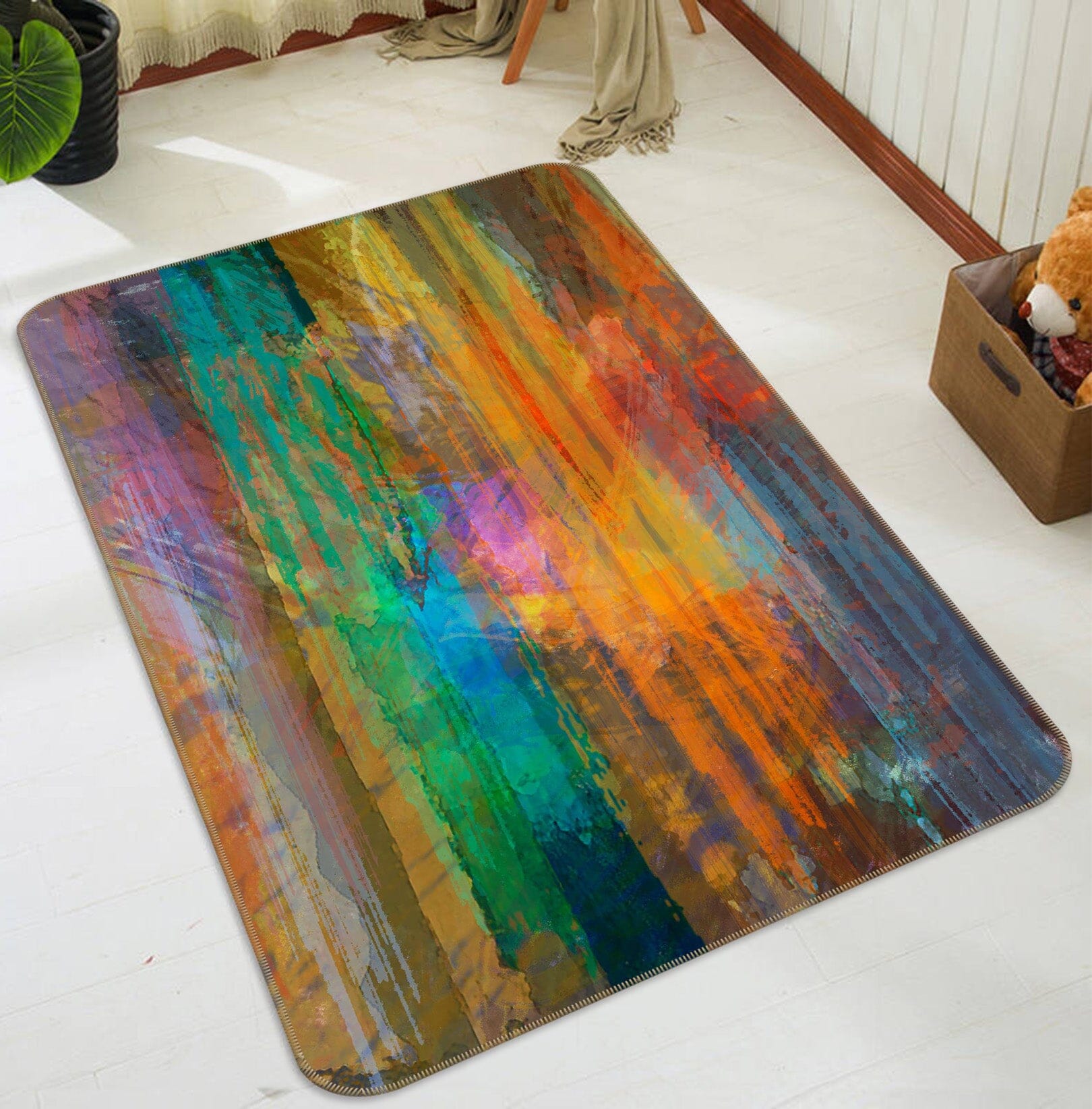 3D Sunset Sea 1032 Michael Tienhaara Rug Non Slip Rug Mat Mat AJ Creativity Home 