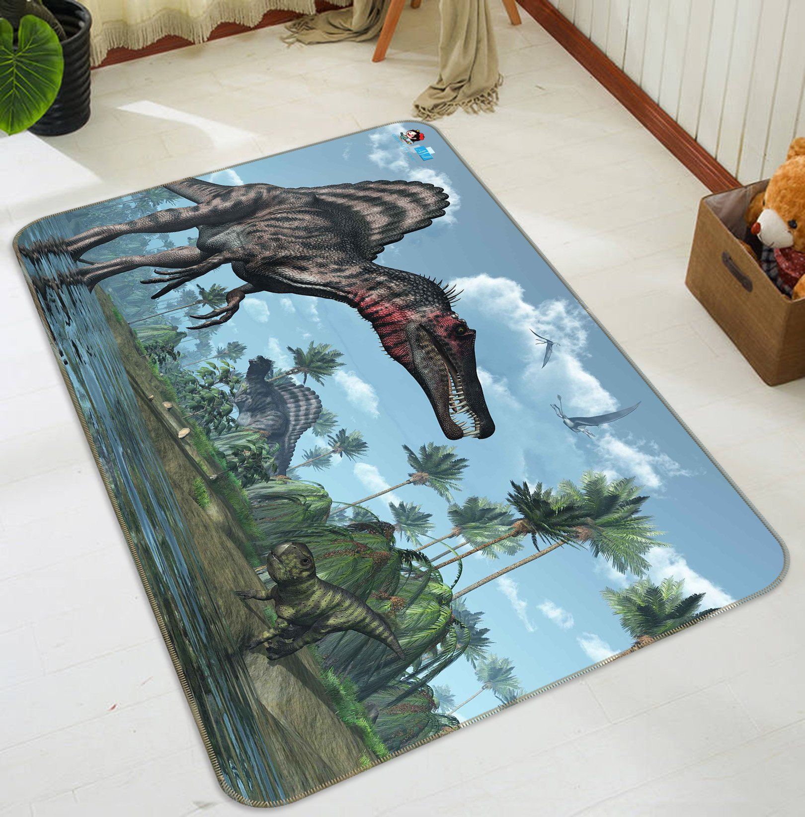 3D Dinosaur Age 244 Non Slip Rug Mat Mat AJ Creativity Home 